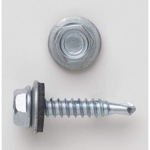 SD14X34HTNWJ 14X34HTNWJ-zinc-hex-wall-screw-neoprene-washer