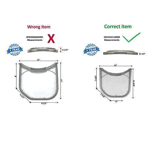 SD5231EL1003B 5231el1003b-5231el1003a-dryer-lint-screen-filter view 61