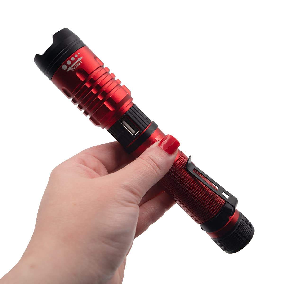SDHRF-1RED hrf-1red-hrf-1-flashlight-rechargeable-zoomable view 31