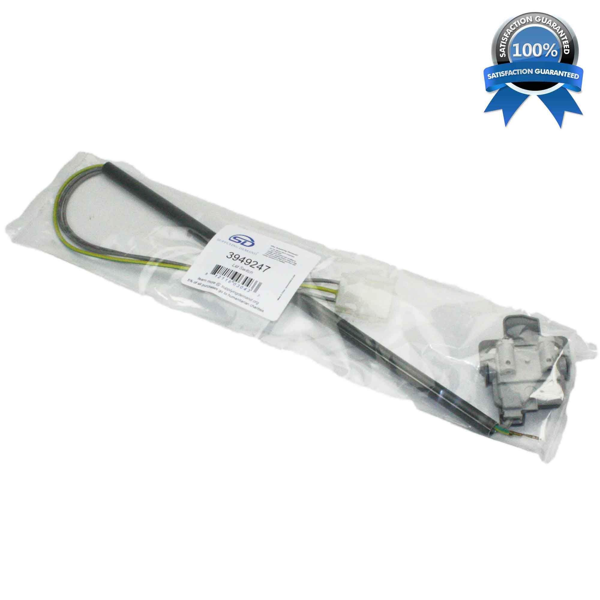 SD3949247 3949247-3949239-washer-lid-switch view 11