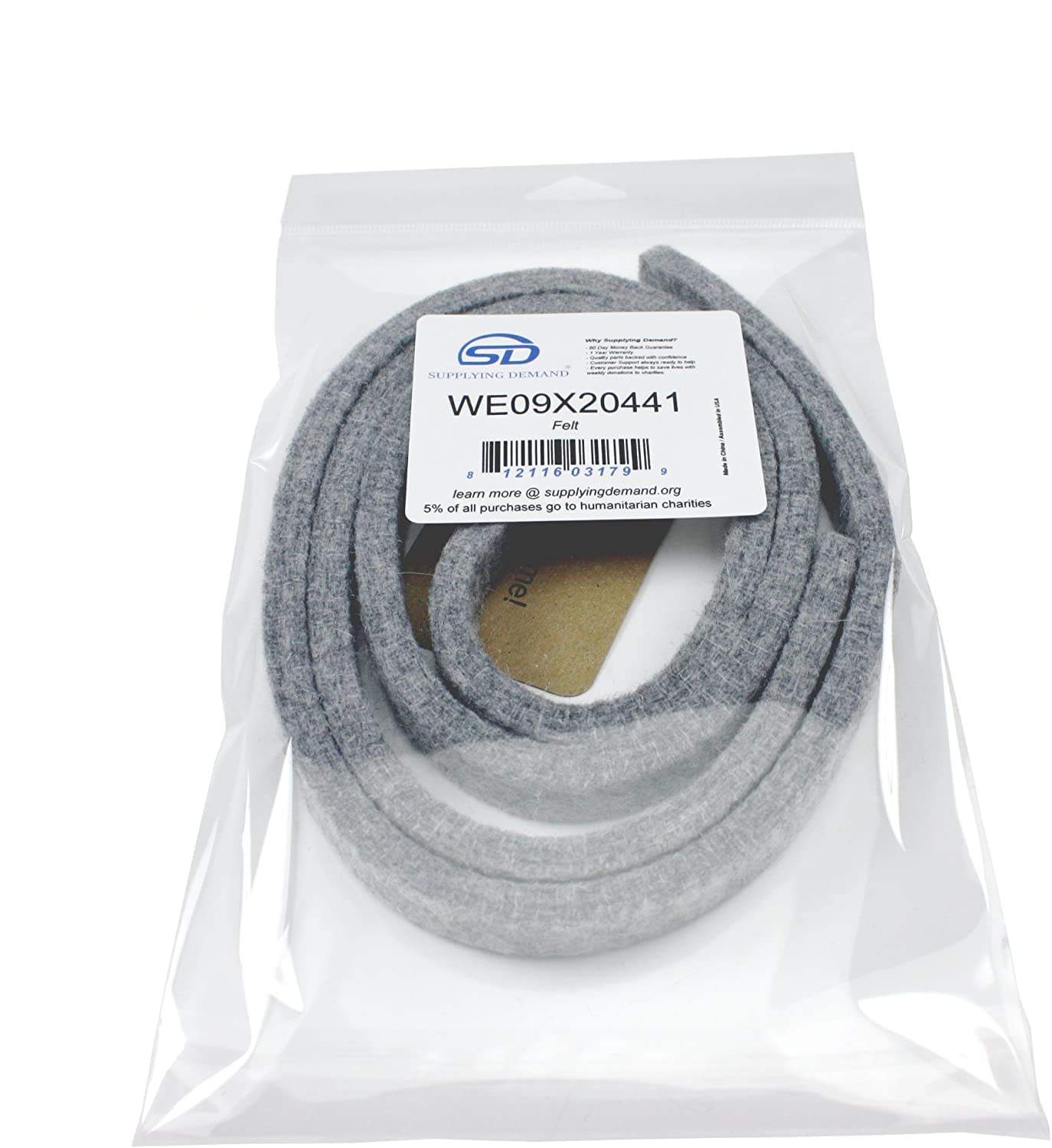 SDWE09X20441-FBA we09x20441-we09x27634-dryer-front-drum-felt-seal view 41