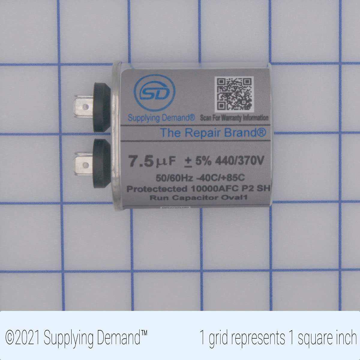 SDCR7.5X440 cr7.5x440-hvac-run-capacitor view 11