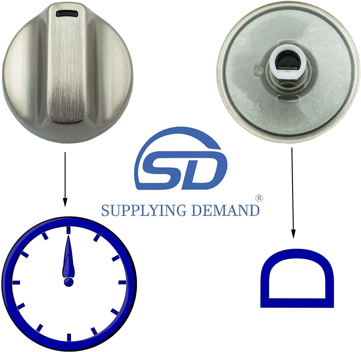 SDWB03X25889 wb03x25889-wb03x32194-burner-knob-chrome-single view 41