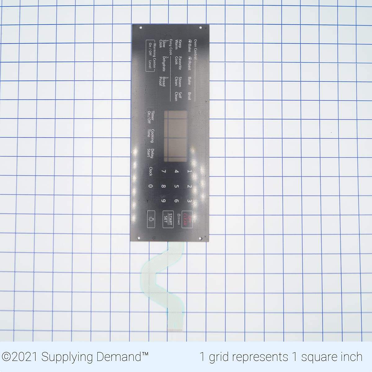 SDDG34-00030A dg34-00030a-4010969-electric-range-membrane-switch view 21