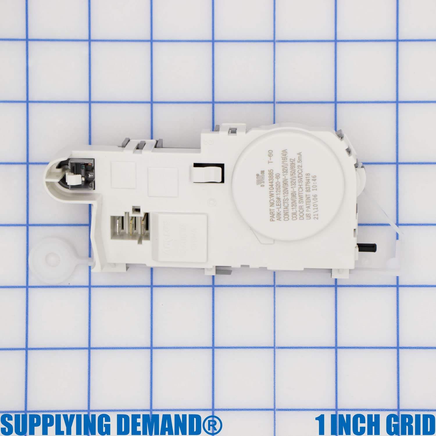 SDW10443885 w10443885-3020352-washer-door-lock-assembly view 21