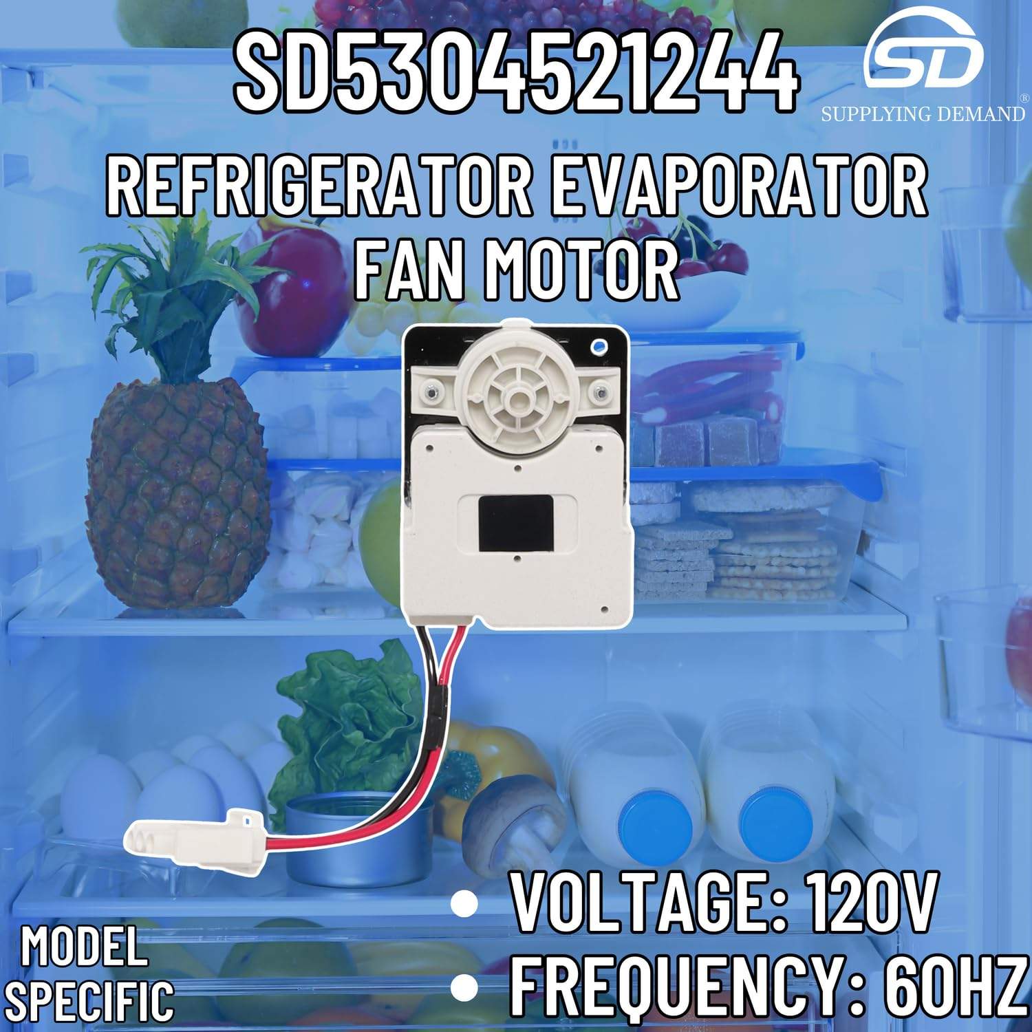 SD5304521244 5304521244-ap6888327-refrigerator-evaporator-fan-motor view 41