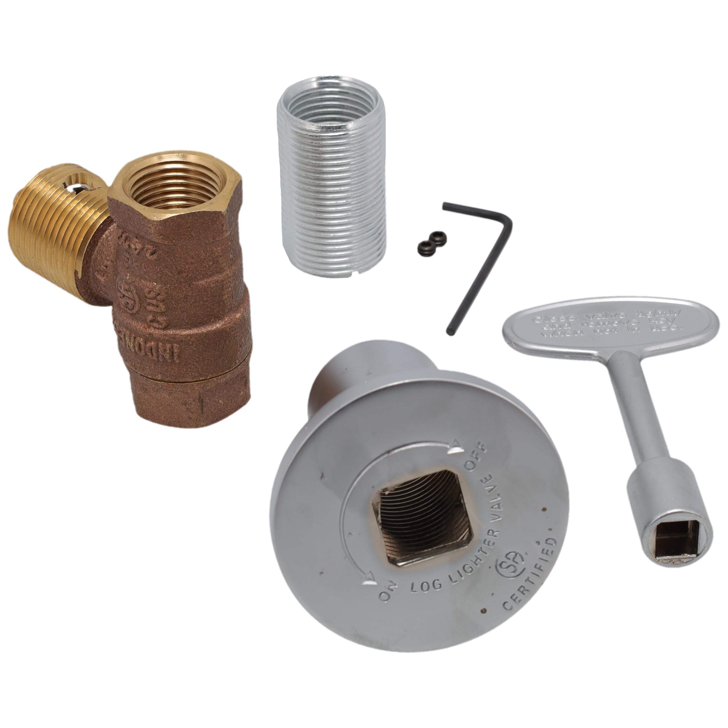 SDBVL-2SK-SC bvl-2sk-sc-npt-straight-log-lighter-valve-cover-key view 21