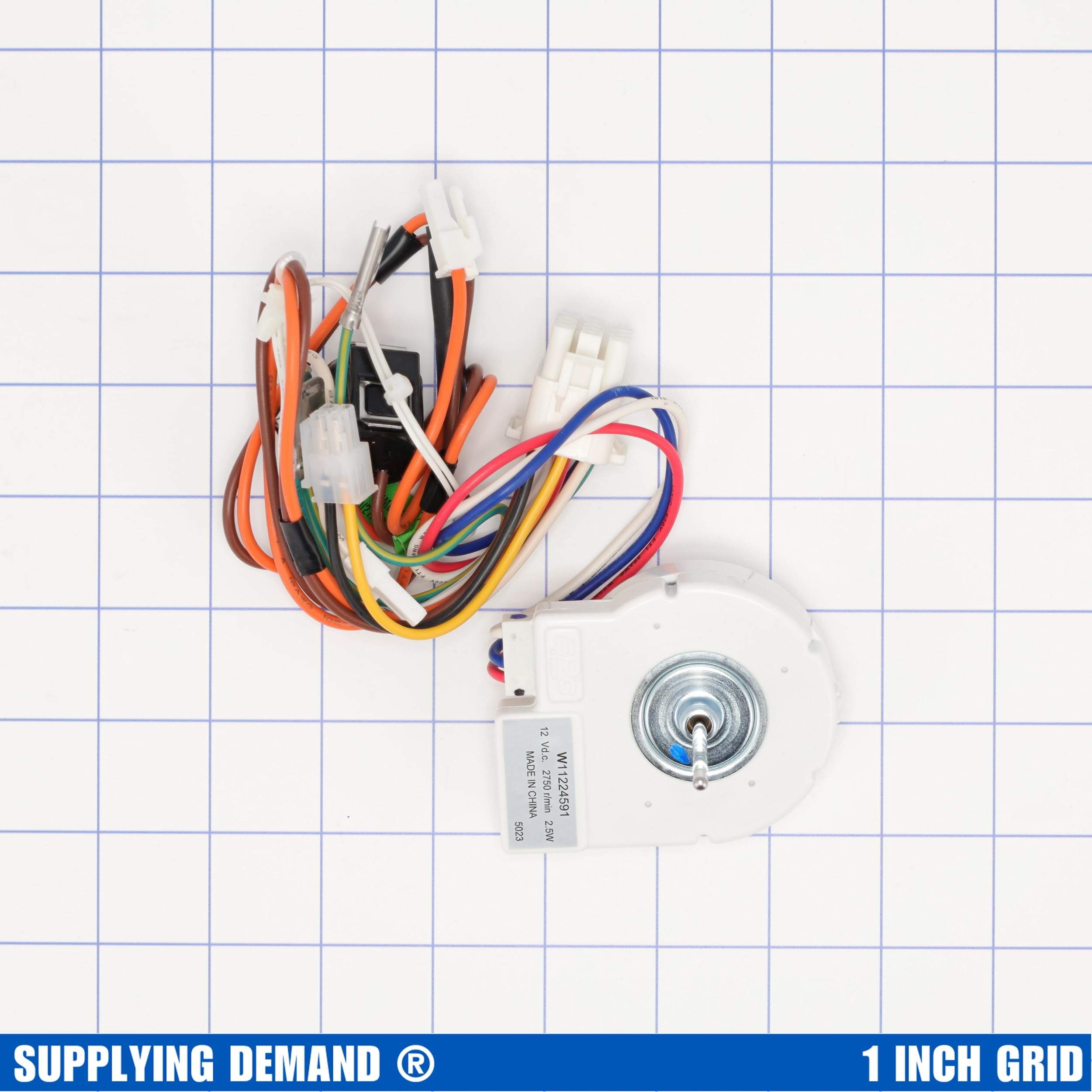 SDW11224591 w11224591-w10865431-refrigerator-freezer-evaporator-fan-motor view 11