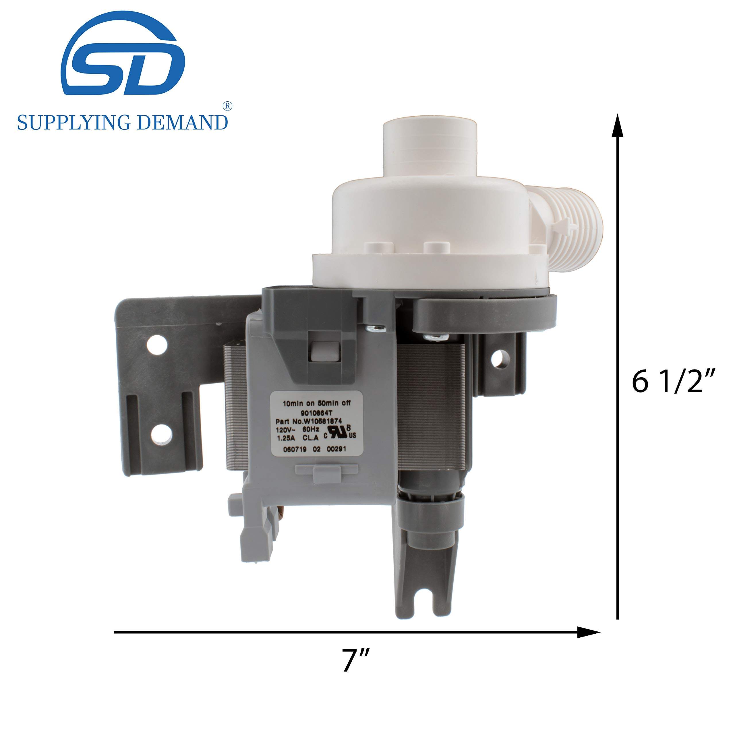 SDW10581874 w10581874-3449735-washer-drain-pump-motor view 21