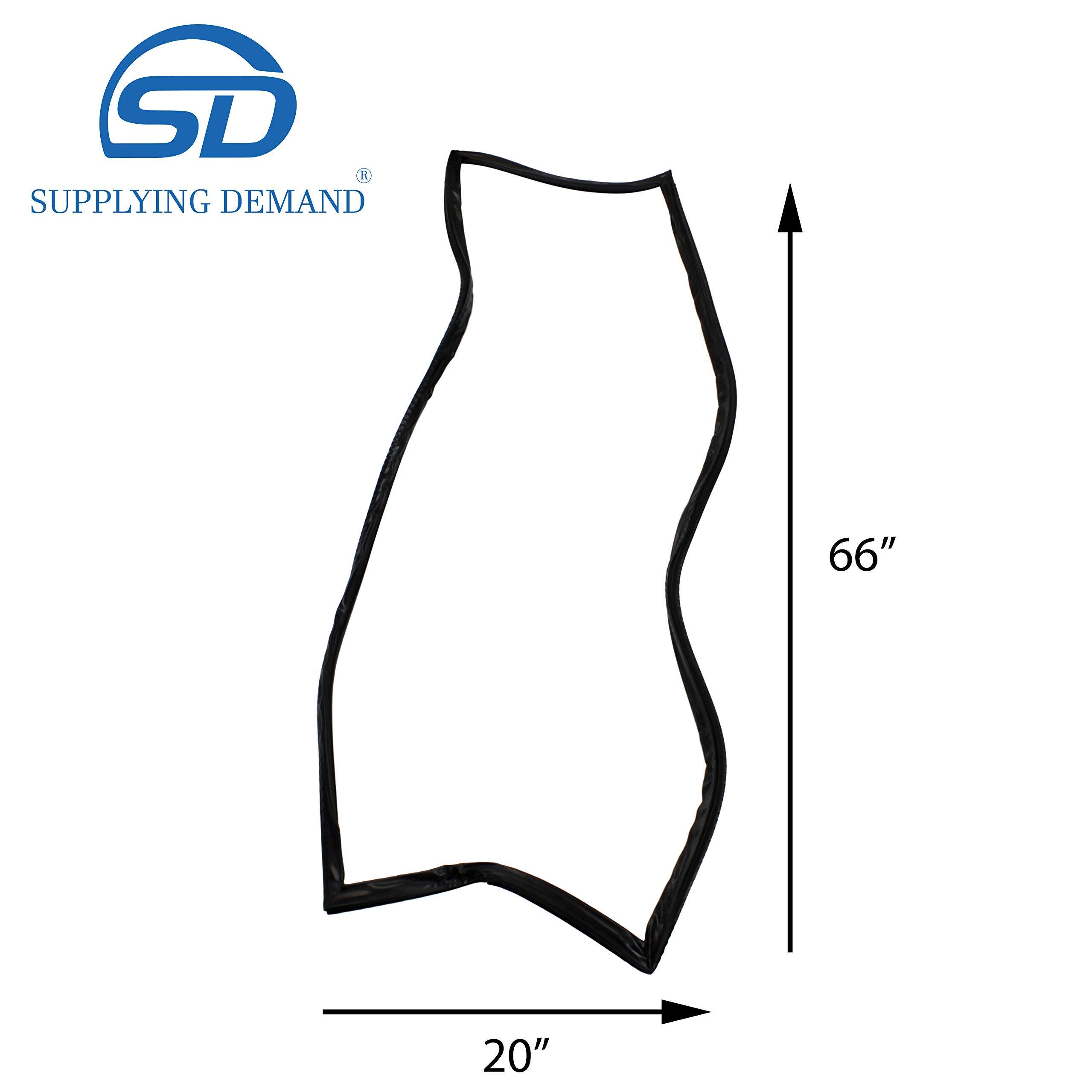 SDWR24X20456 wr24x20456-wr24x10157-refrigerator-door-gasket view 21