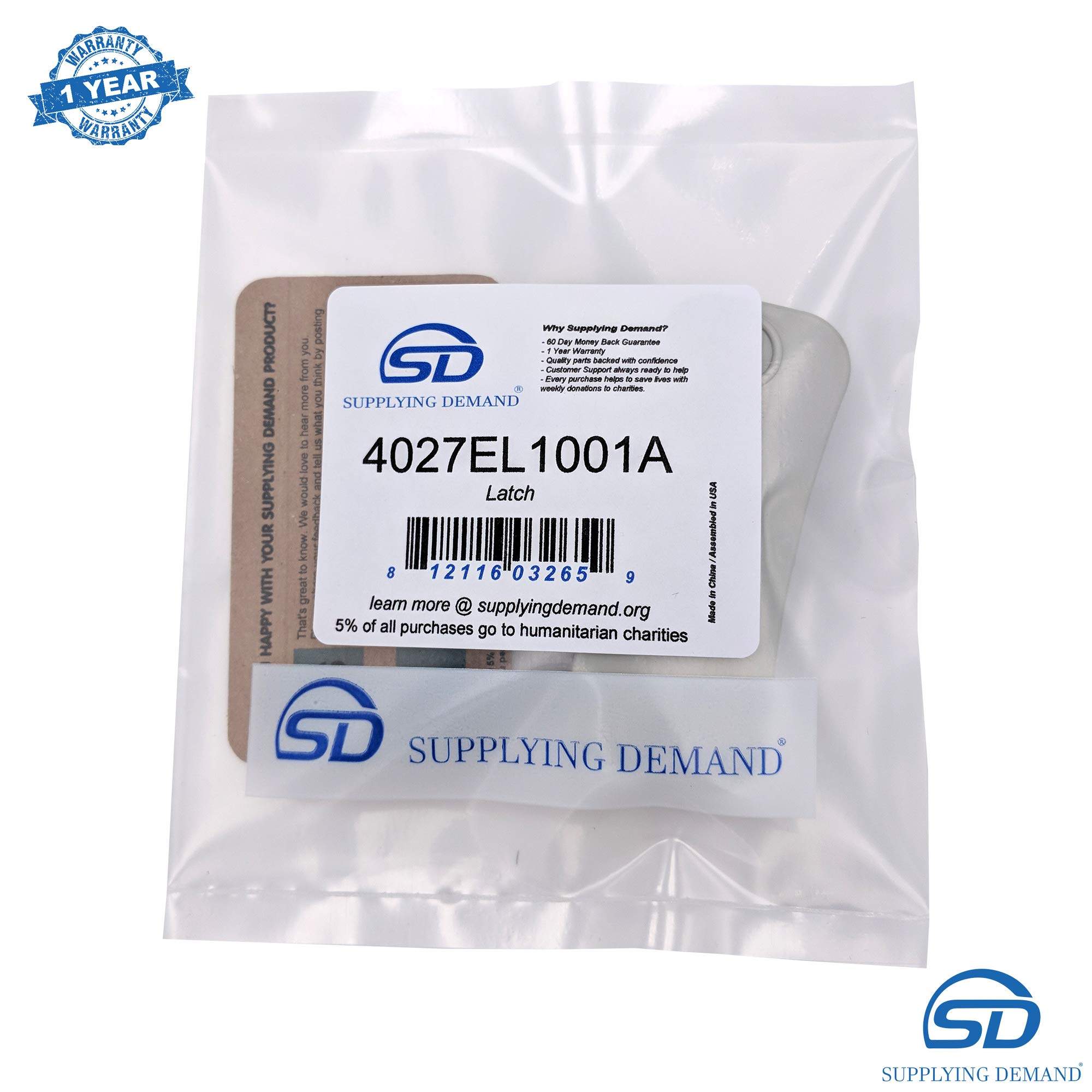 SD4027EL1001A 4027el1001a-1266807-dryer-door-latch-catch-assembly view 31