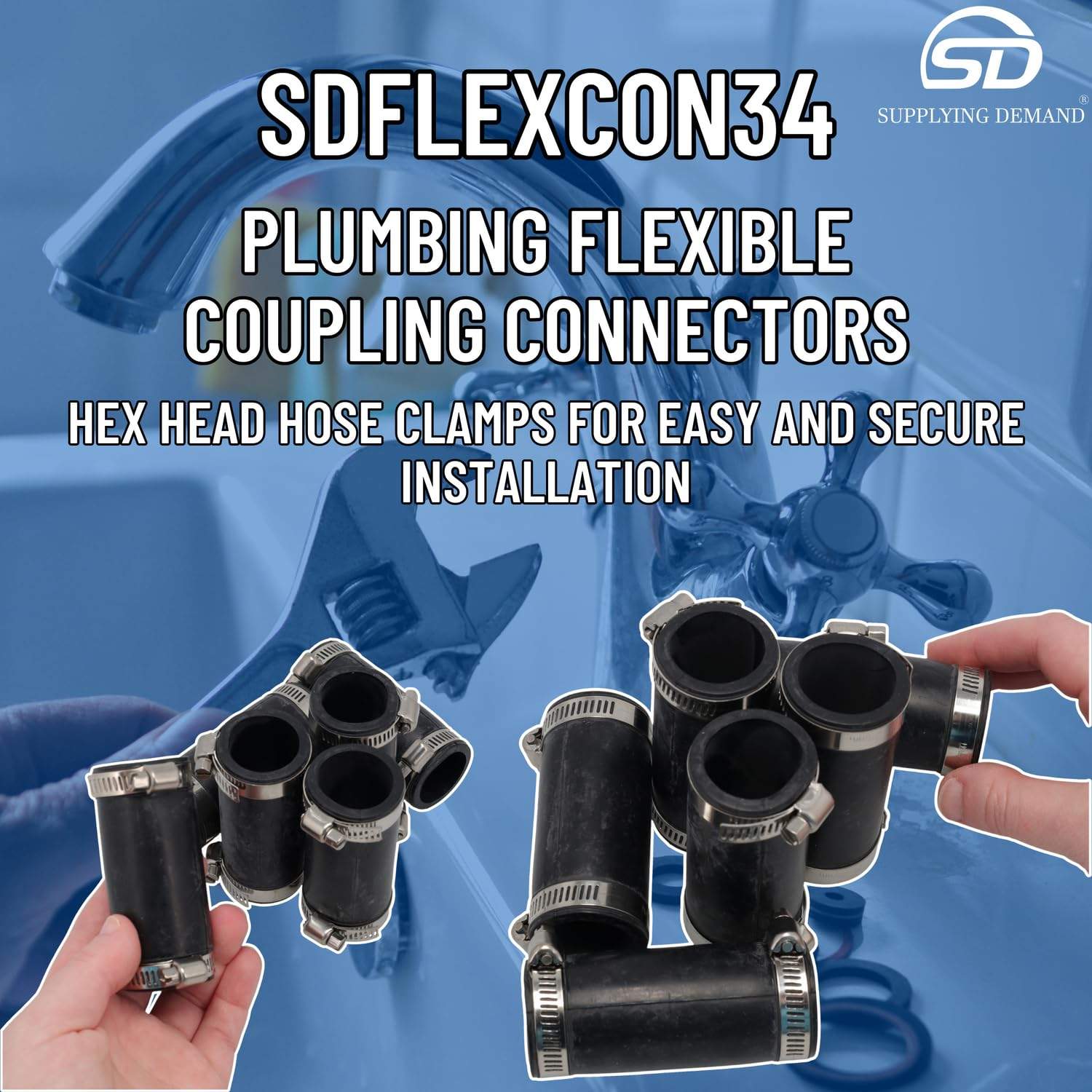 SDFLEXCON34-6 flexcon34-6-hvac-plumbing-flexible-coupling view 61