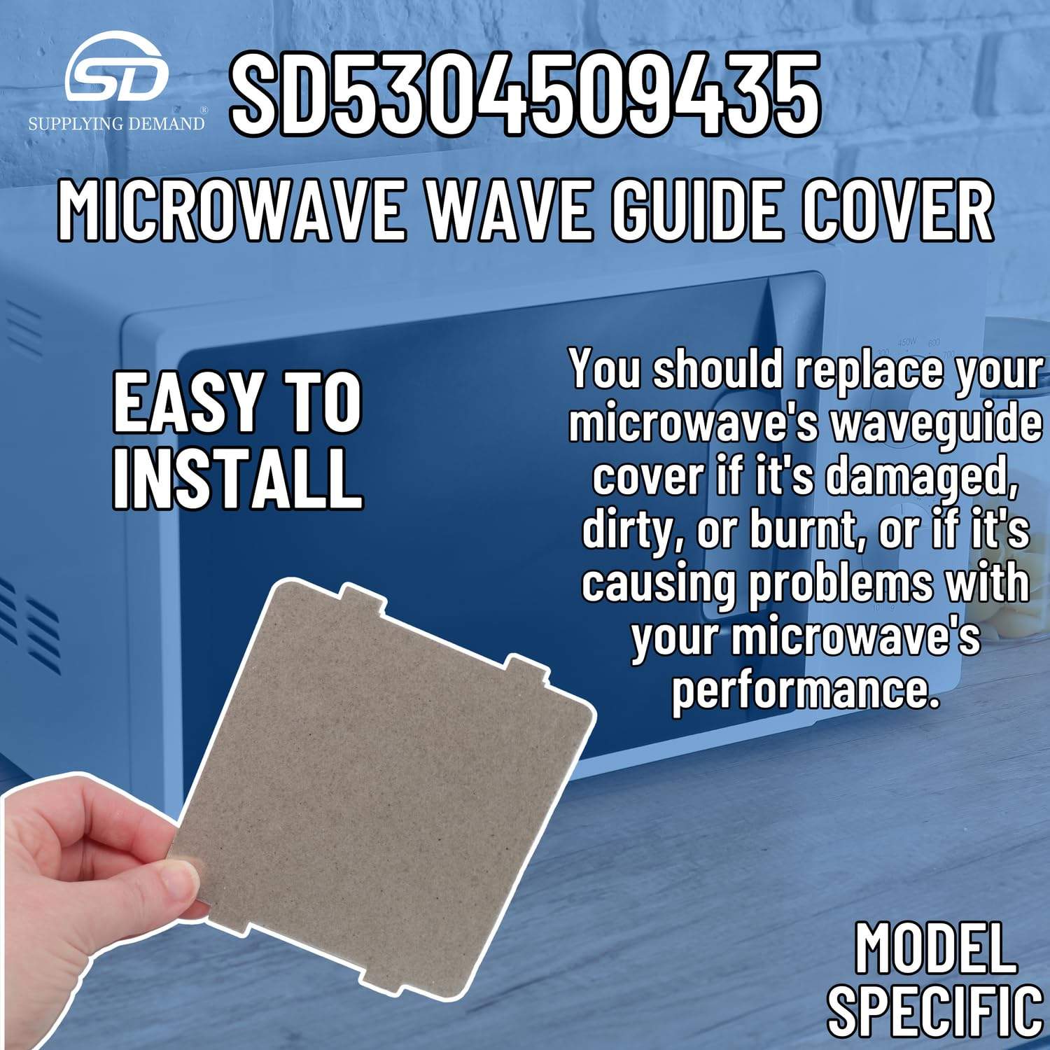 SD5304509435 5304509435-5304464061-microwave-wave-guide-cover view 61