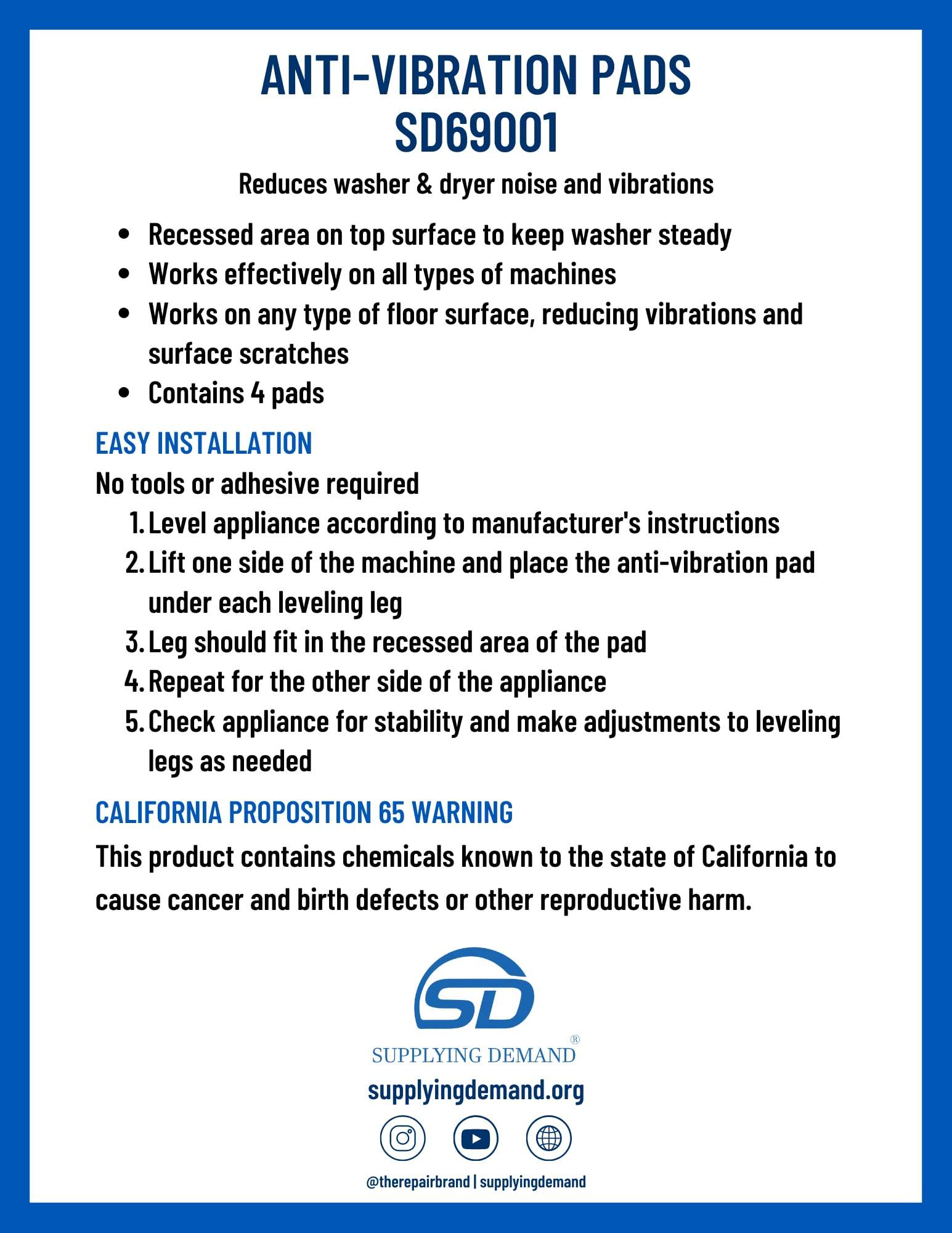 SD69001 69001-ap6034539-washer-dryer-vibration-pads view 31