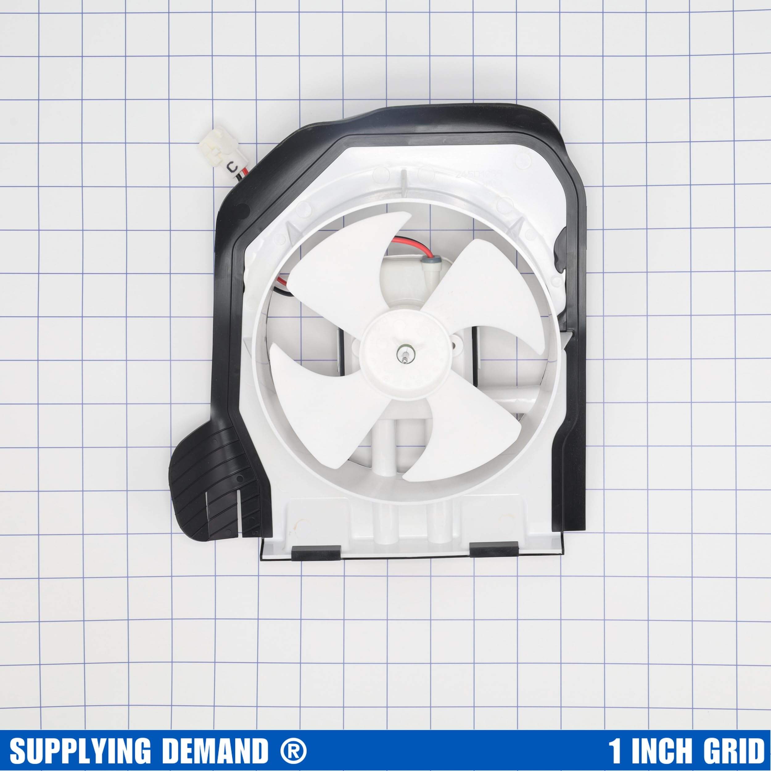 SDWR17X24348 wr17x24348-wr17x21162-refrigerator-condenser-shroud-motor view 11