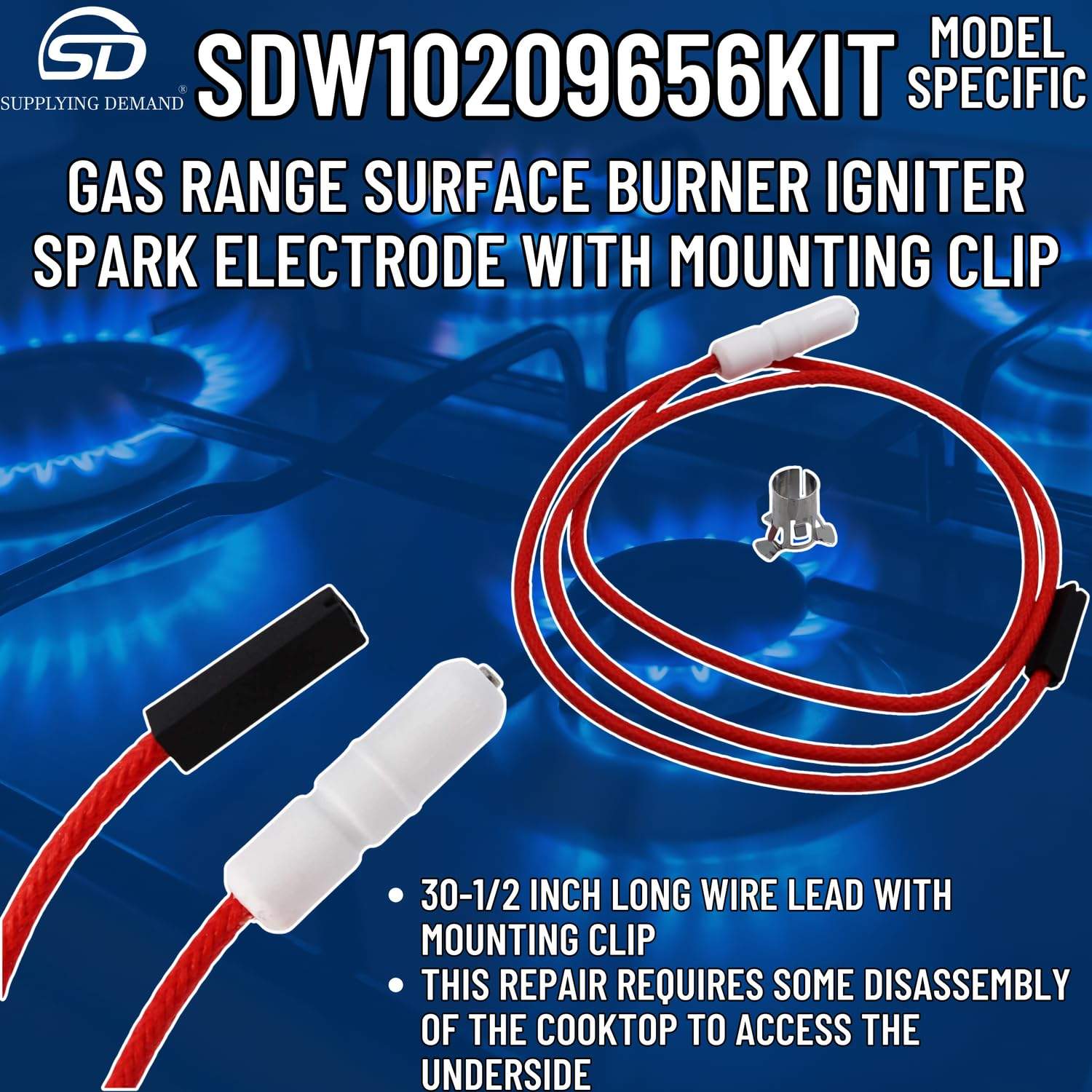 SDW10209656KIT w10209656kit-range-burner-igniter view 31