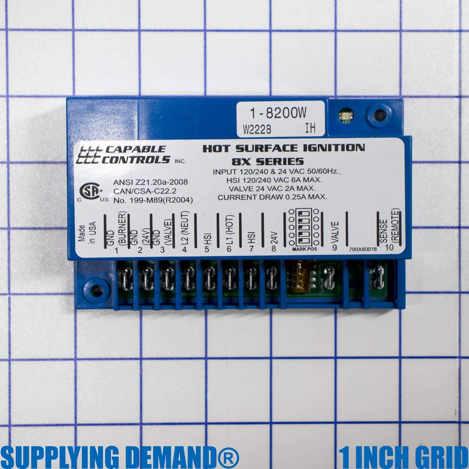 SDS8910U3000 s8910u3000-160129-hot-surface-ignition-module view 11