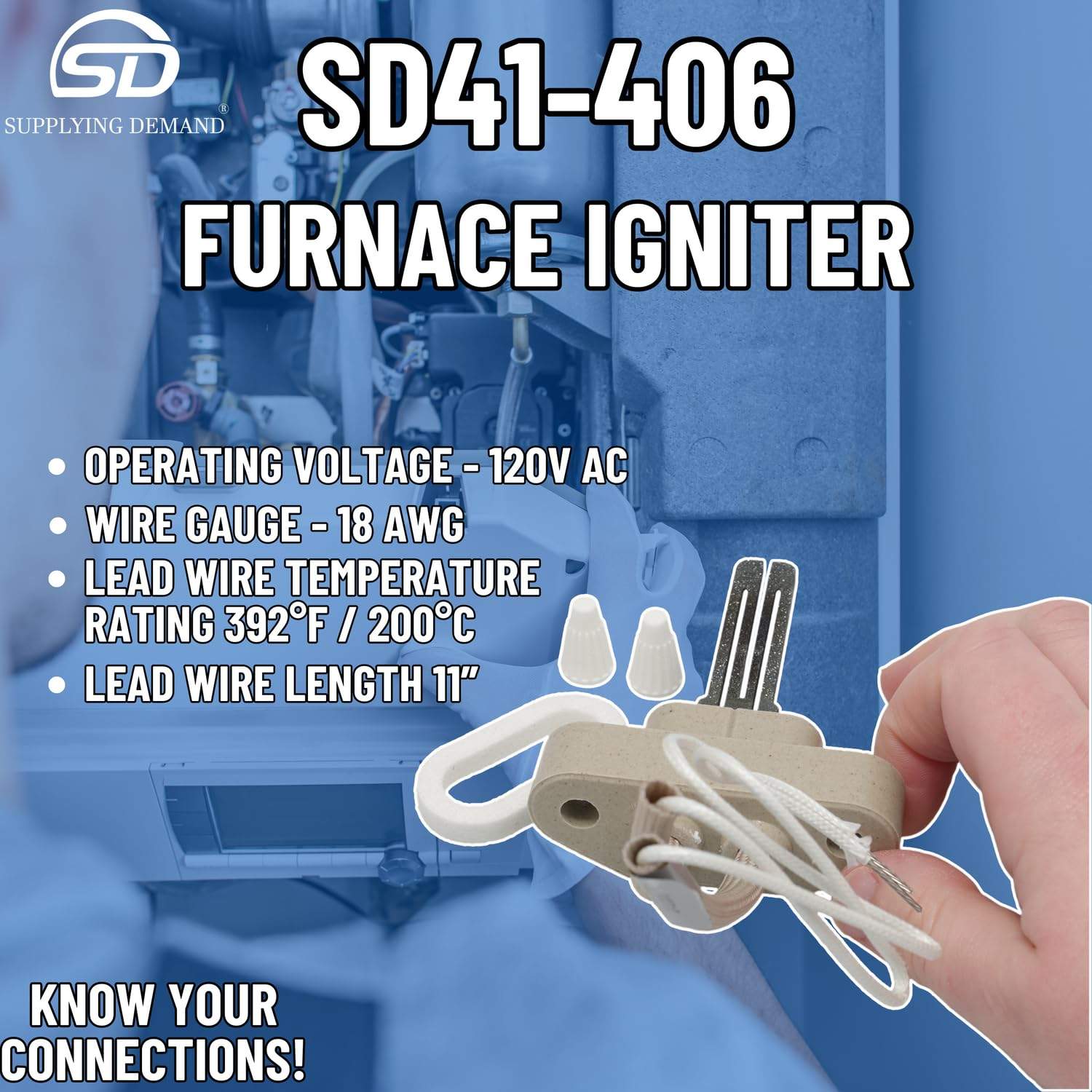 SD41-406 41-406-tjig406-hvac-furnace-igniter view 61