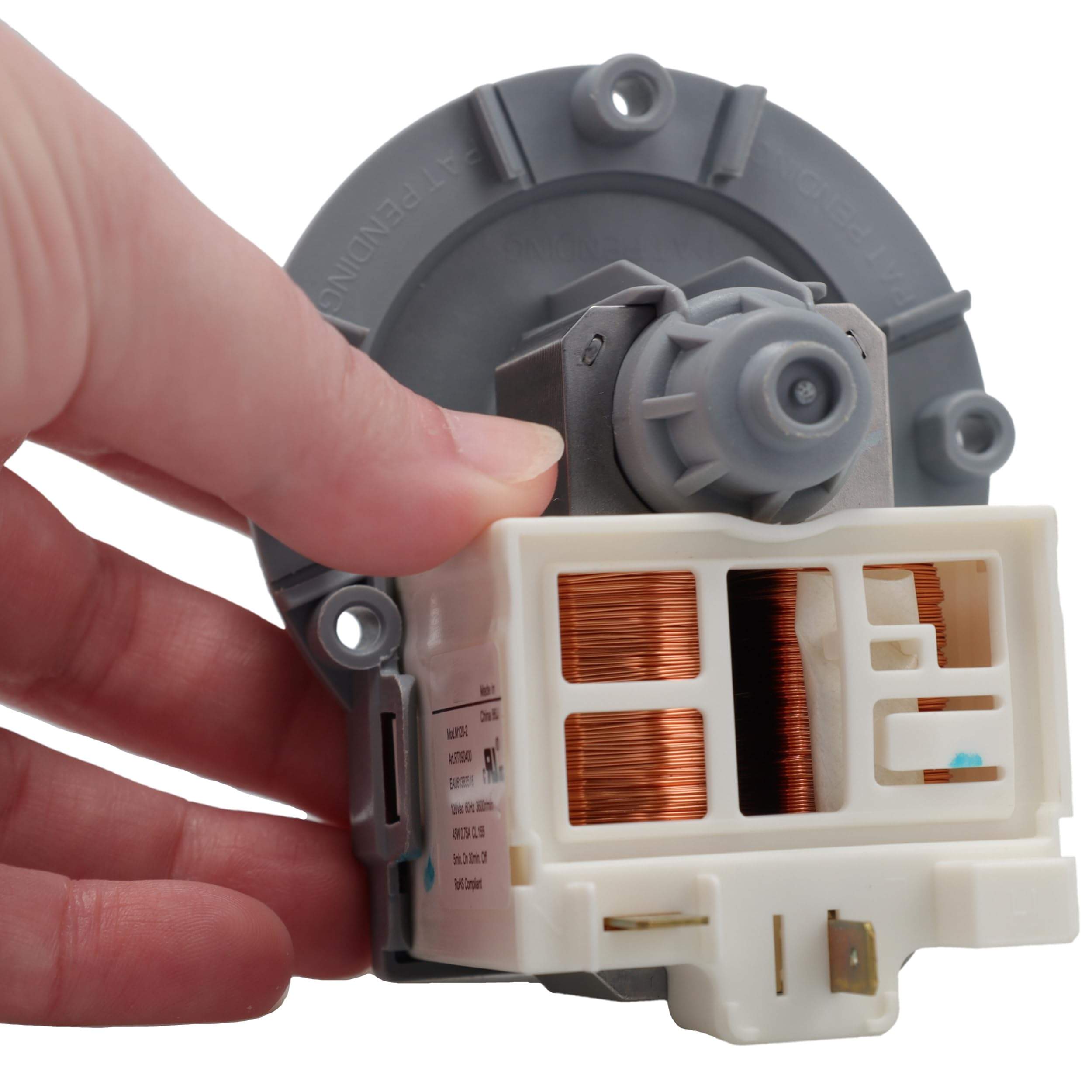 SDEAU61383518 eau61383518-4681ea2002h-washer-drain-pump-motor-only view 71