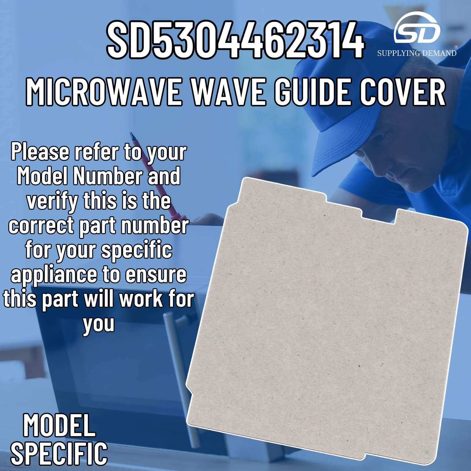 SD5304462314 5304462314-1261462-microwave-wave-guide-cover view 31