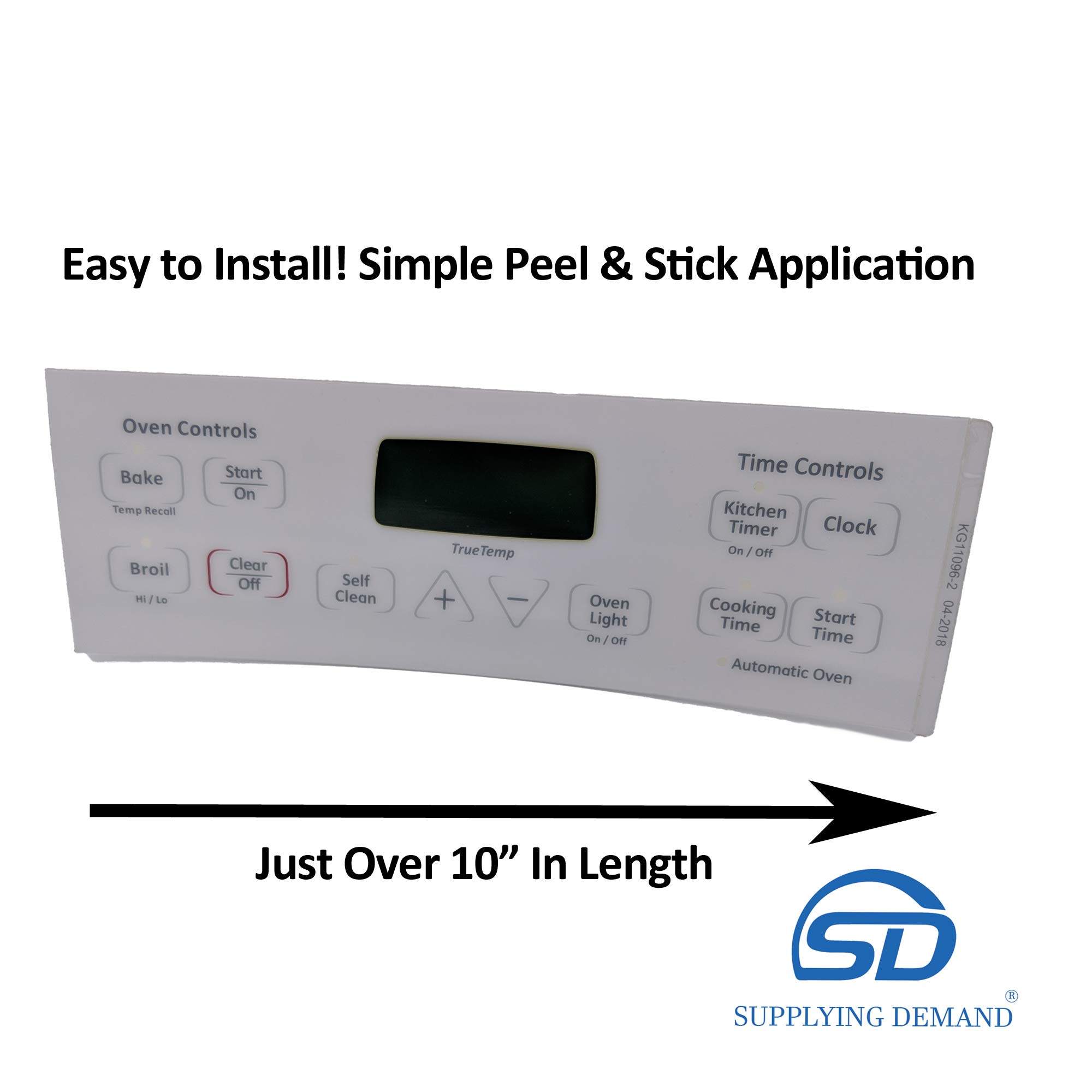 SDWB27T11006 wb27t11006-1473976-electric-range-faceplate view 11