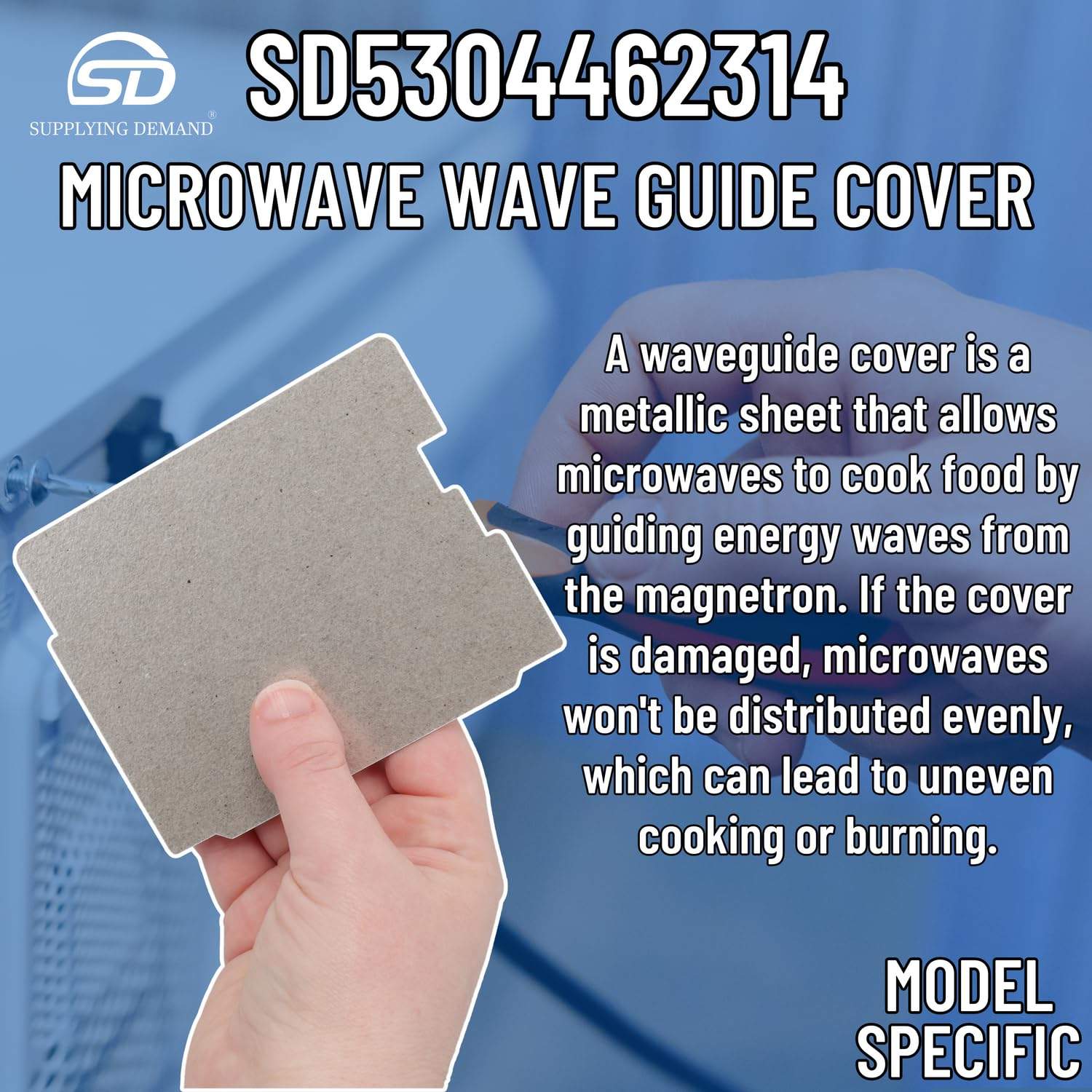 SD5304462314 5304462314-1261462-microwave-wave-guide-cover view 51