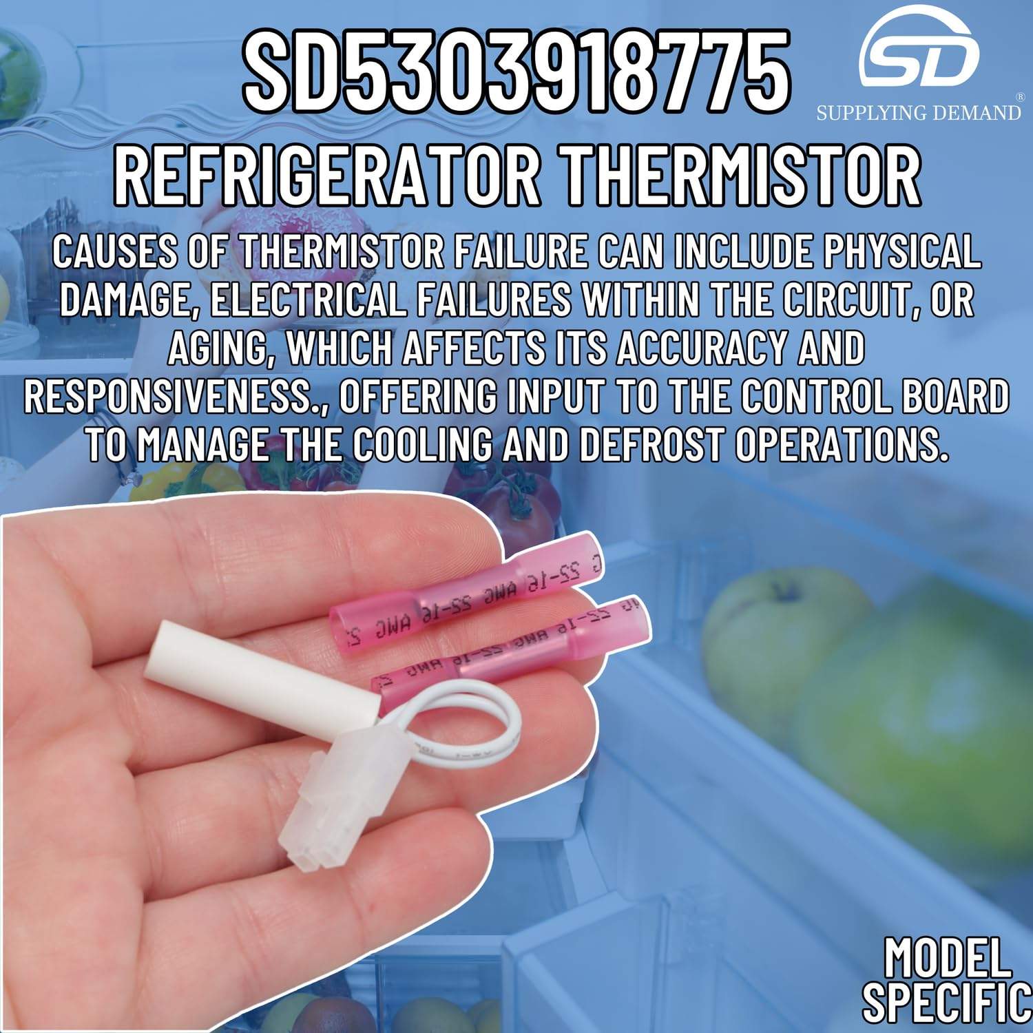 SD5303918775 5303918775-4456169-refrigerator-thermistor view 41