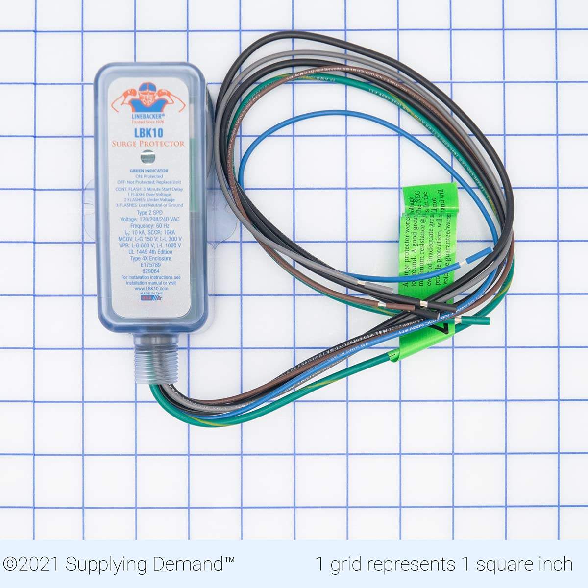 SDLBK10 lbk10-surge-protector-hvac-residential view 11