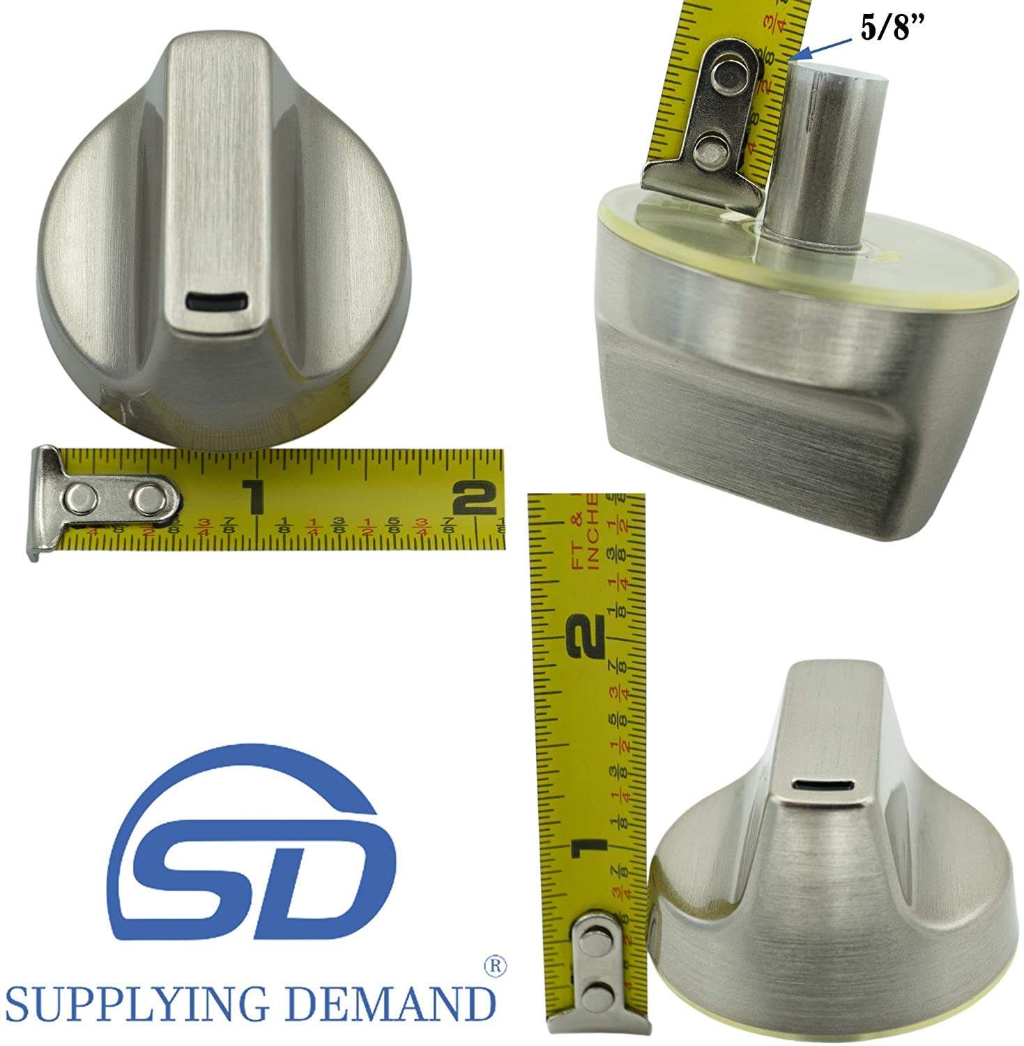 SDWB03X25889 wb03x25889-wb03x32194-burner-knob-chrome-single view 21