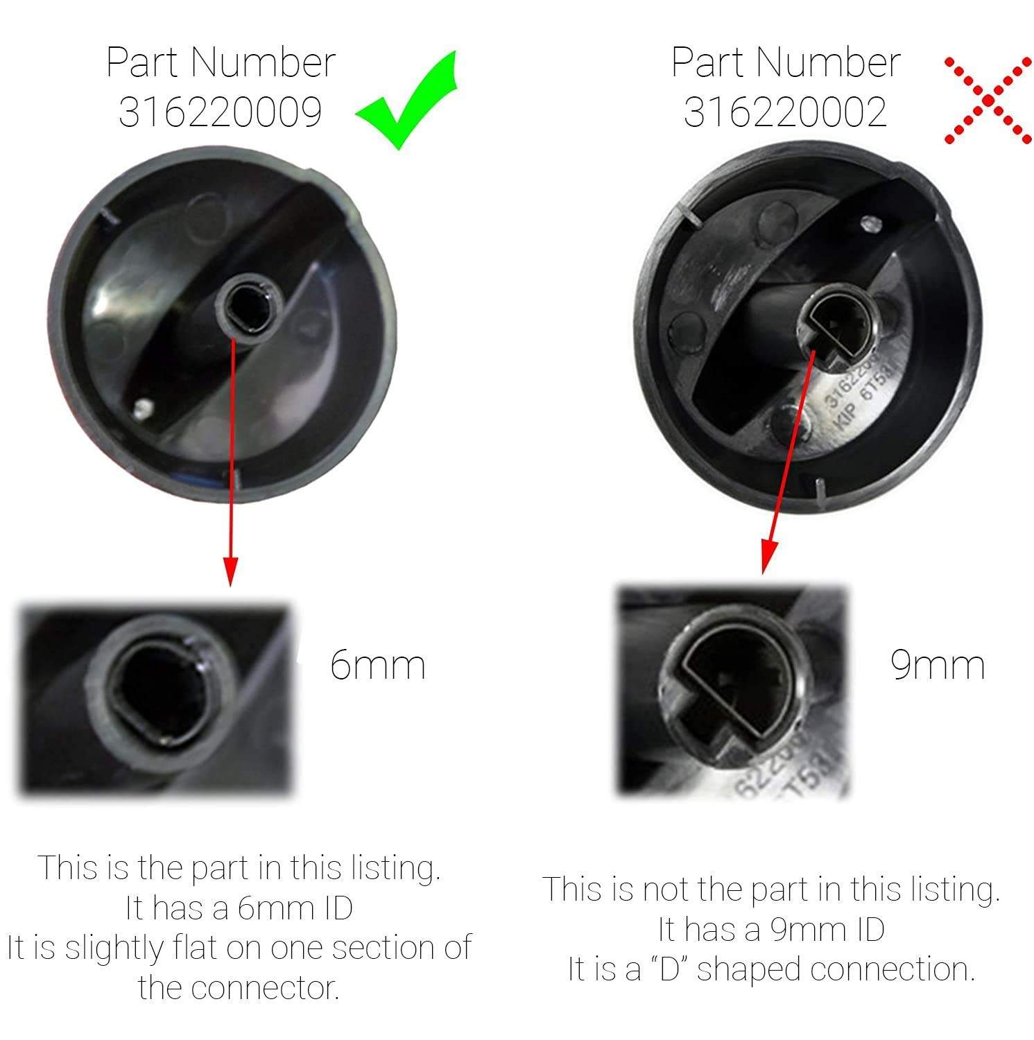 SD316220009X4 316220009x4-316220009-gas-range-burner-knob-set view 21