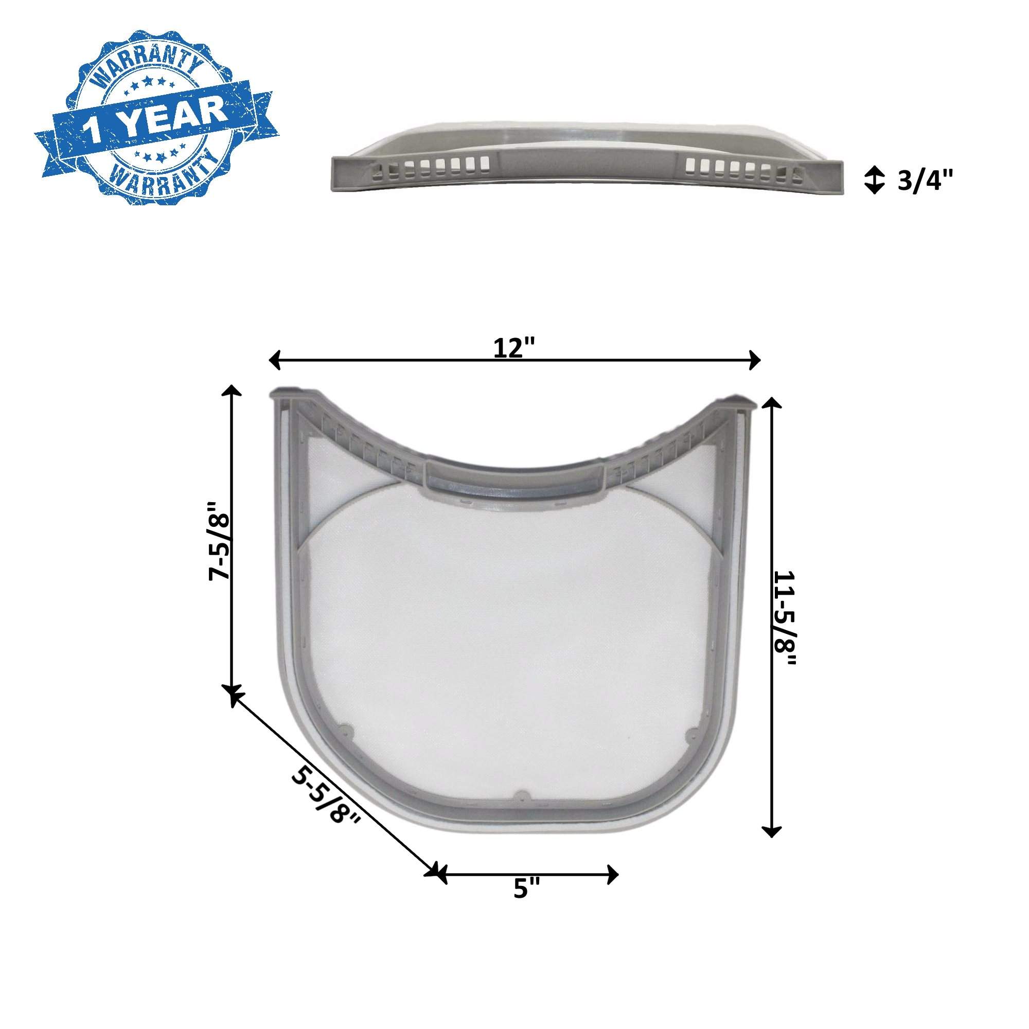 SD5231EL1003B 5231el1003b-5231el1003a-dryer-lint-screen-filter view 31