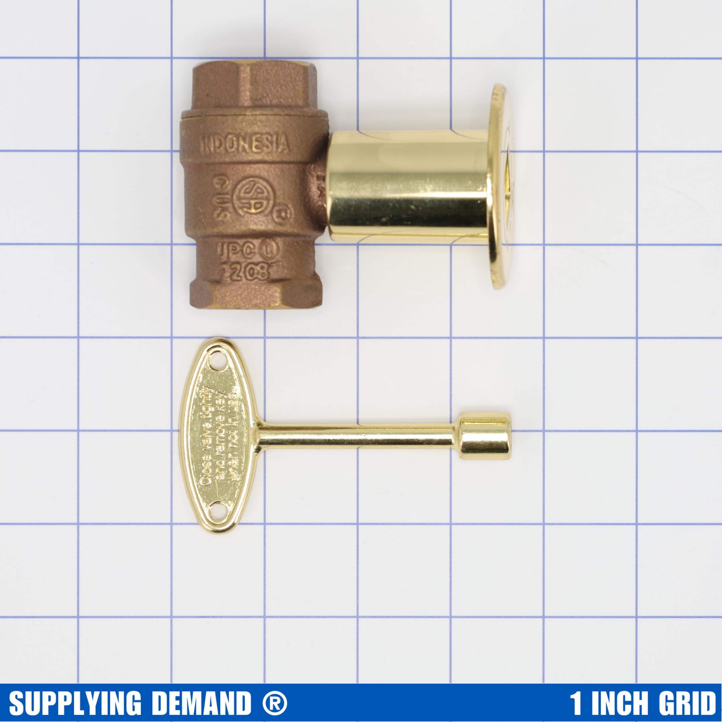 SDBVL-3SK-PB bvl-3sk-pb-npt-straight-log-lighter-valve-cover-key view 11