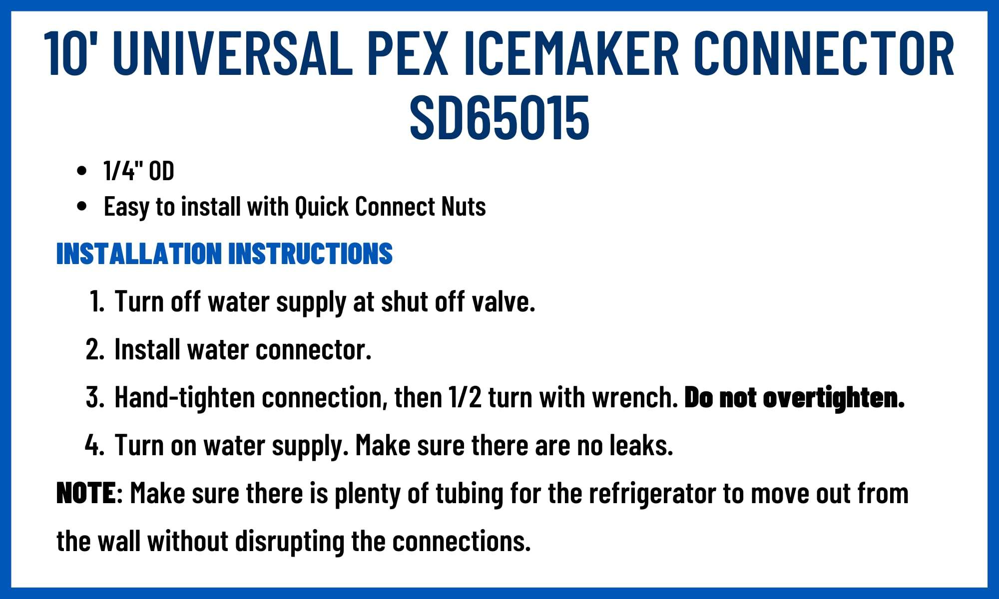 SD65015 65015-ap3711116-peex-connector-tubing view 51