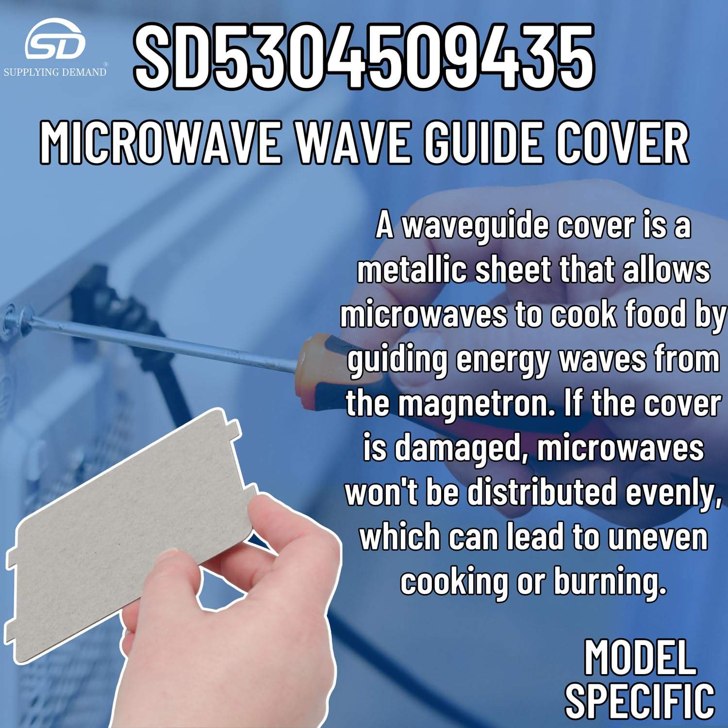 SD5304509435 5304509435-5304464061-microwave-wave-guide-cover view 51