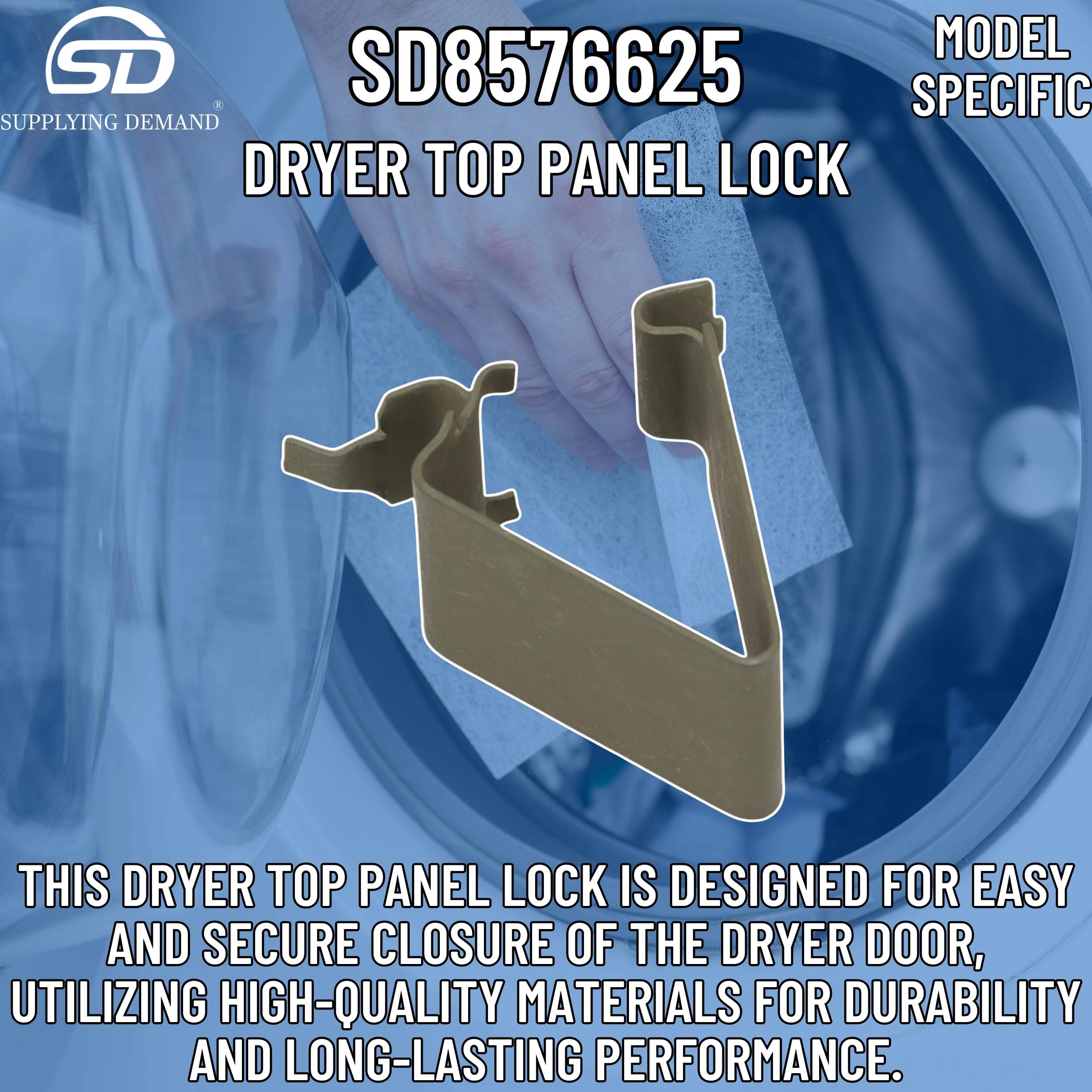 SD8576625 8576625-1181054-dryer-top-panel-clip-lock view 21