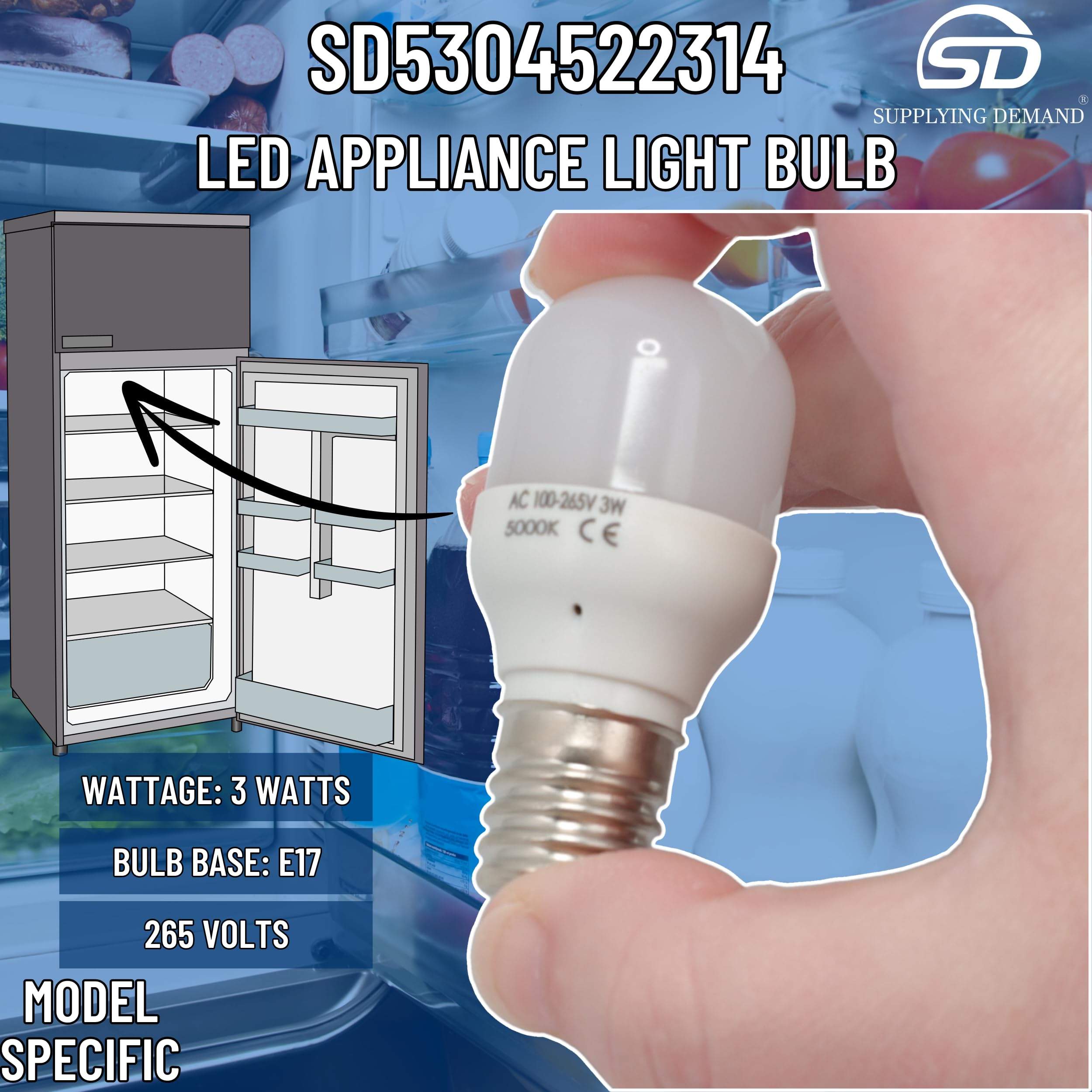 SD5304522314 5304522314-ap6976284-refrigerator-led-light view 81