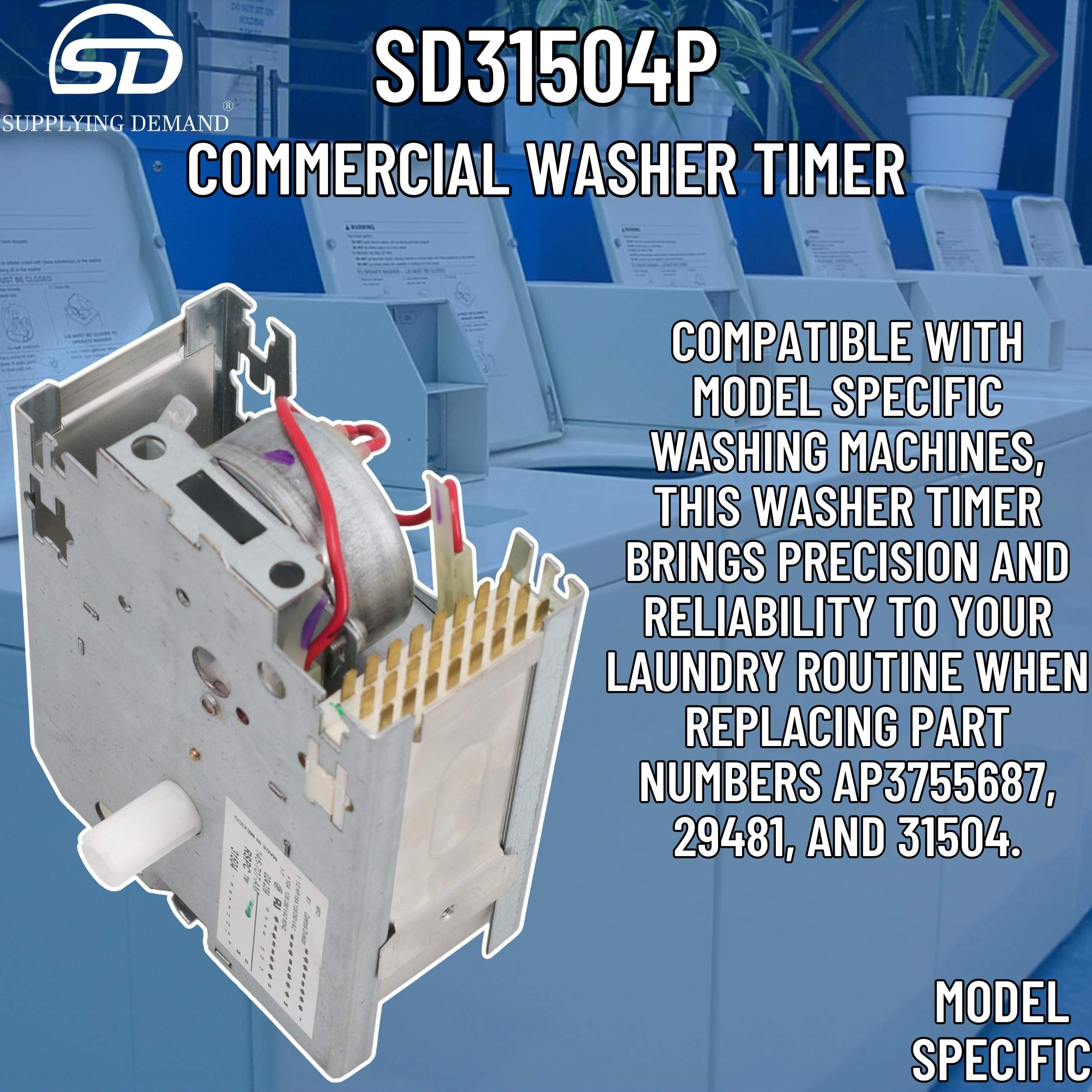 SD31504P 31504p-ap3755687-commercial-washer-timer view 41