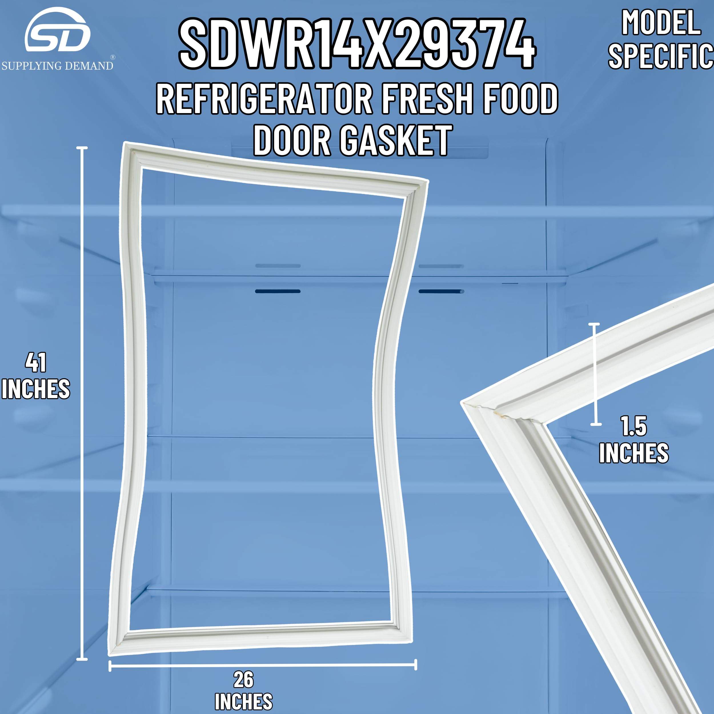 SDWR14X29374 wr14x29374-ap6328756-refrigerator-door-gasket view 31