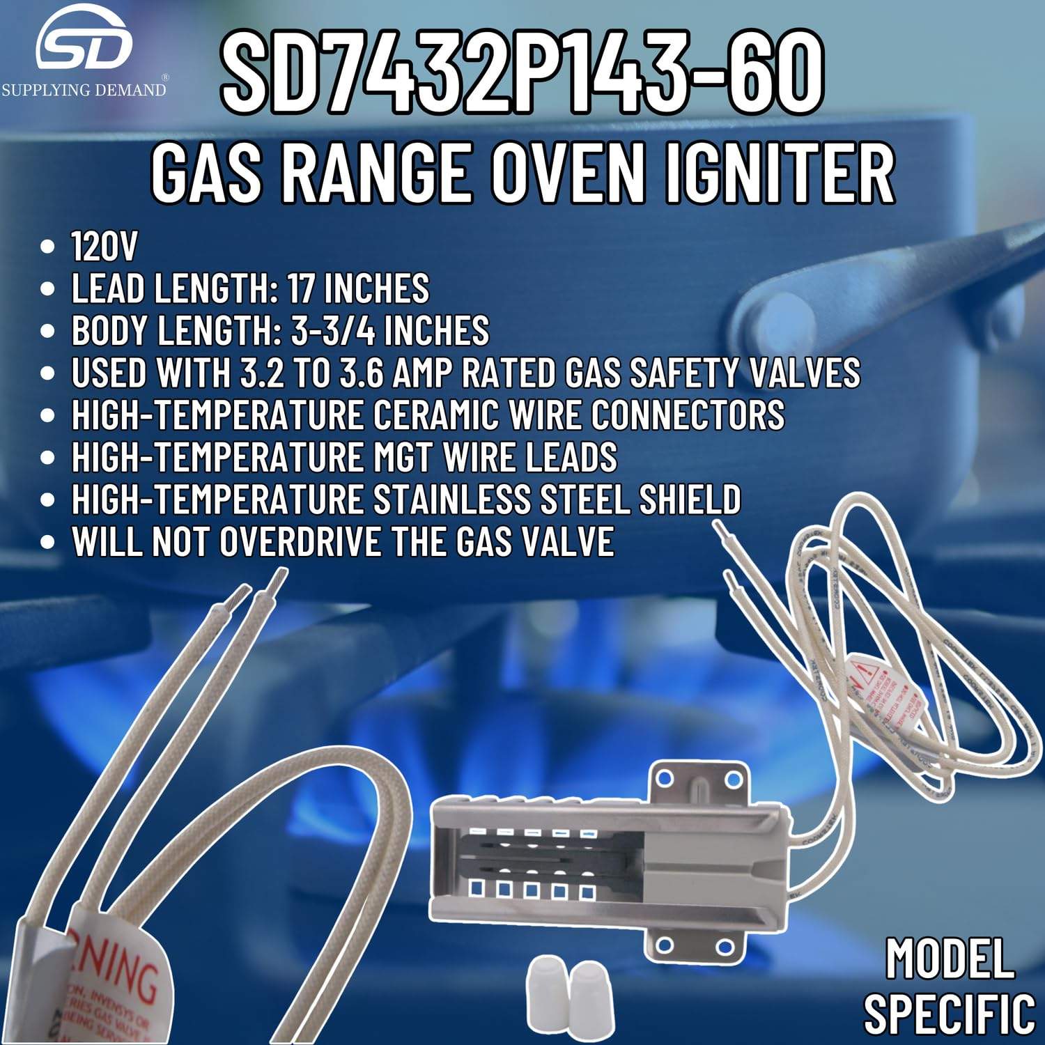 SD7432P143-60 7432p143-60-w11596211-gas-range-oven-igniter view 31