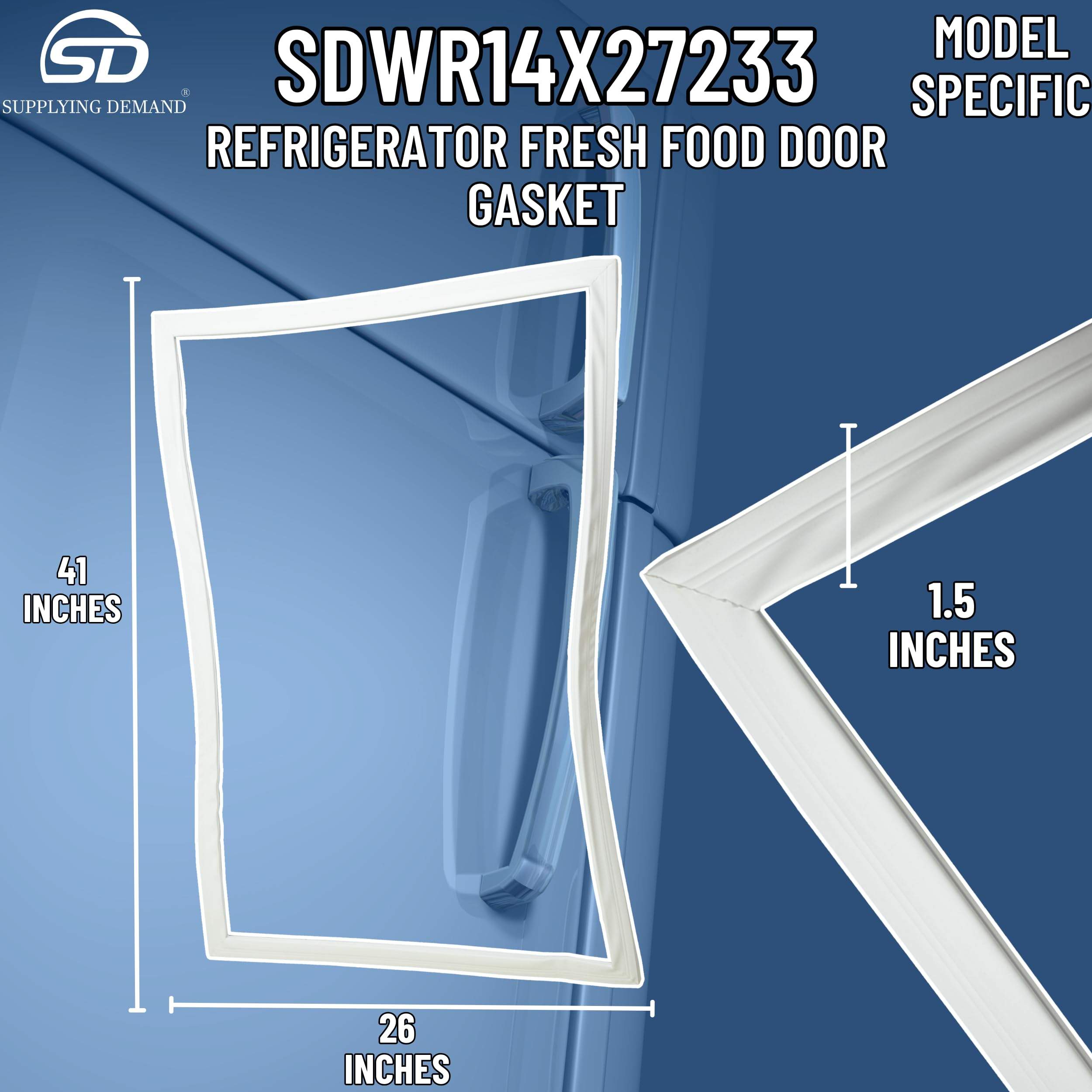 SDWR14X27233 wr14x27233-wr14x21148-refrigerator-door-gasket view 51