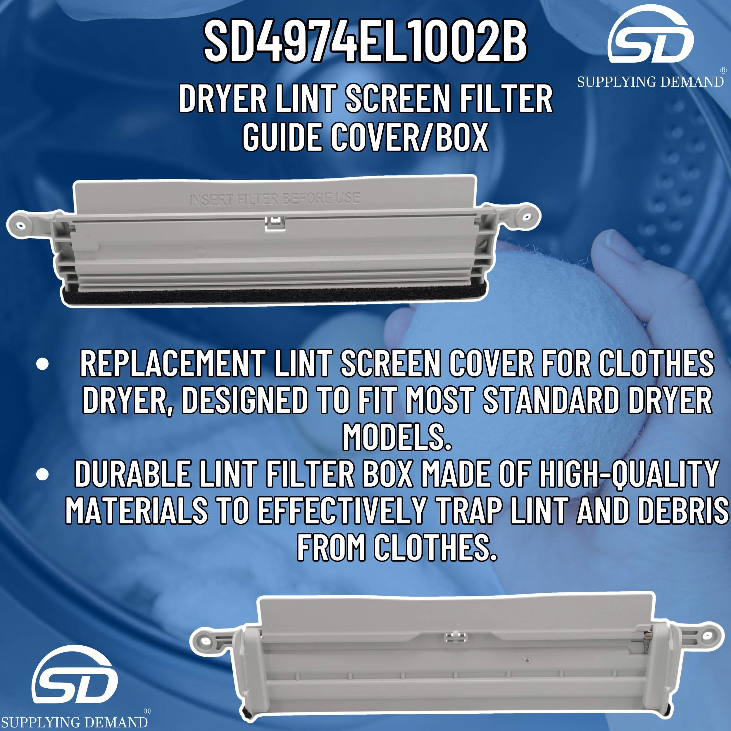 SD4974EL1002B 4974el1002b-2319524-dryer-lint-screen-filter-cover view 41
