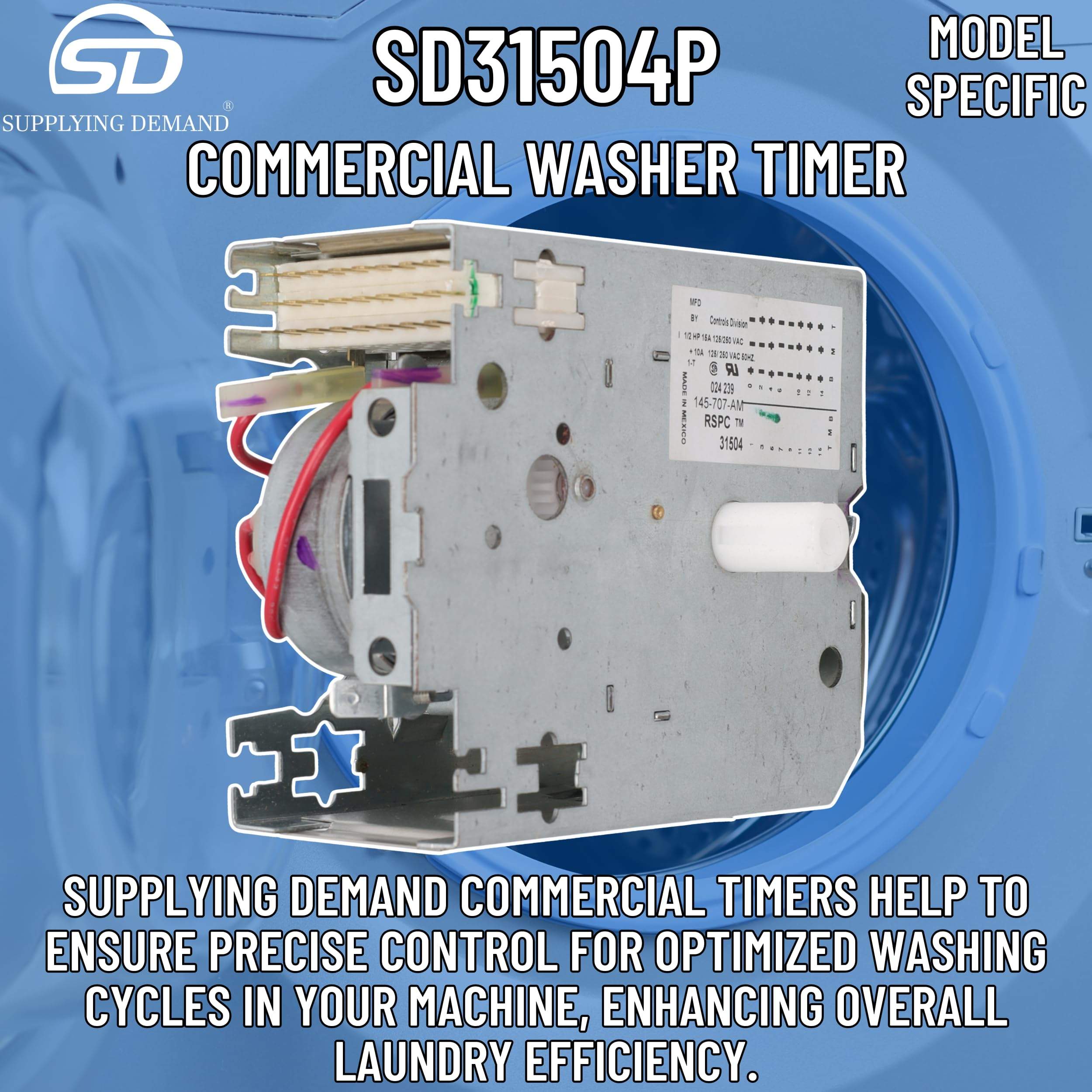 SD31504P 31504p-ap3755687-commercial-washer-timer view 21