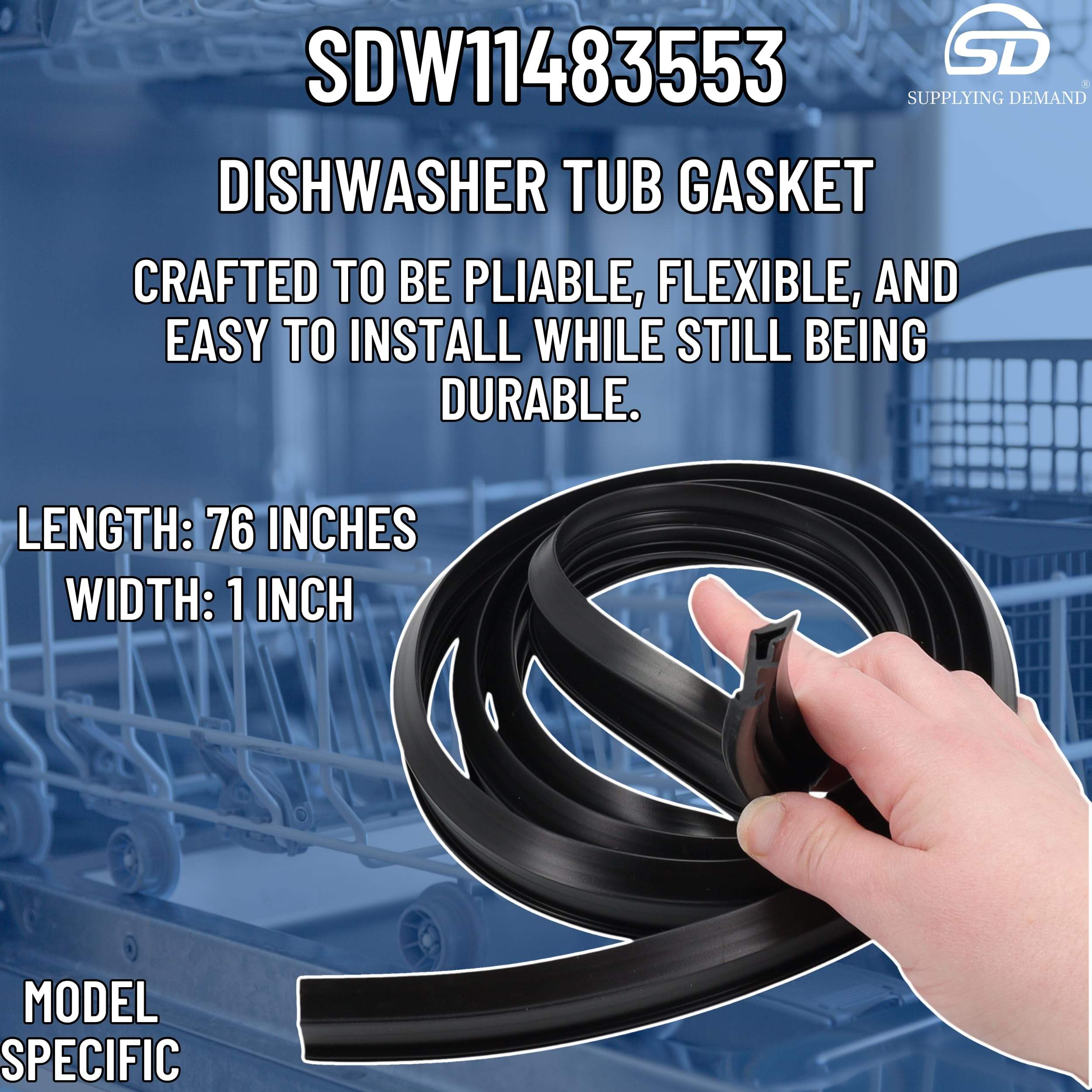SDW11483553 w11483553-ap6990535-dishwasher-tub-gasket view 81