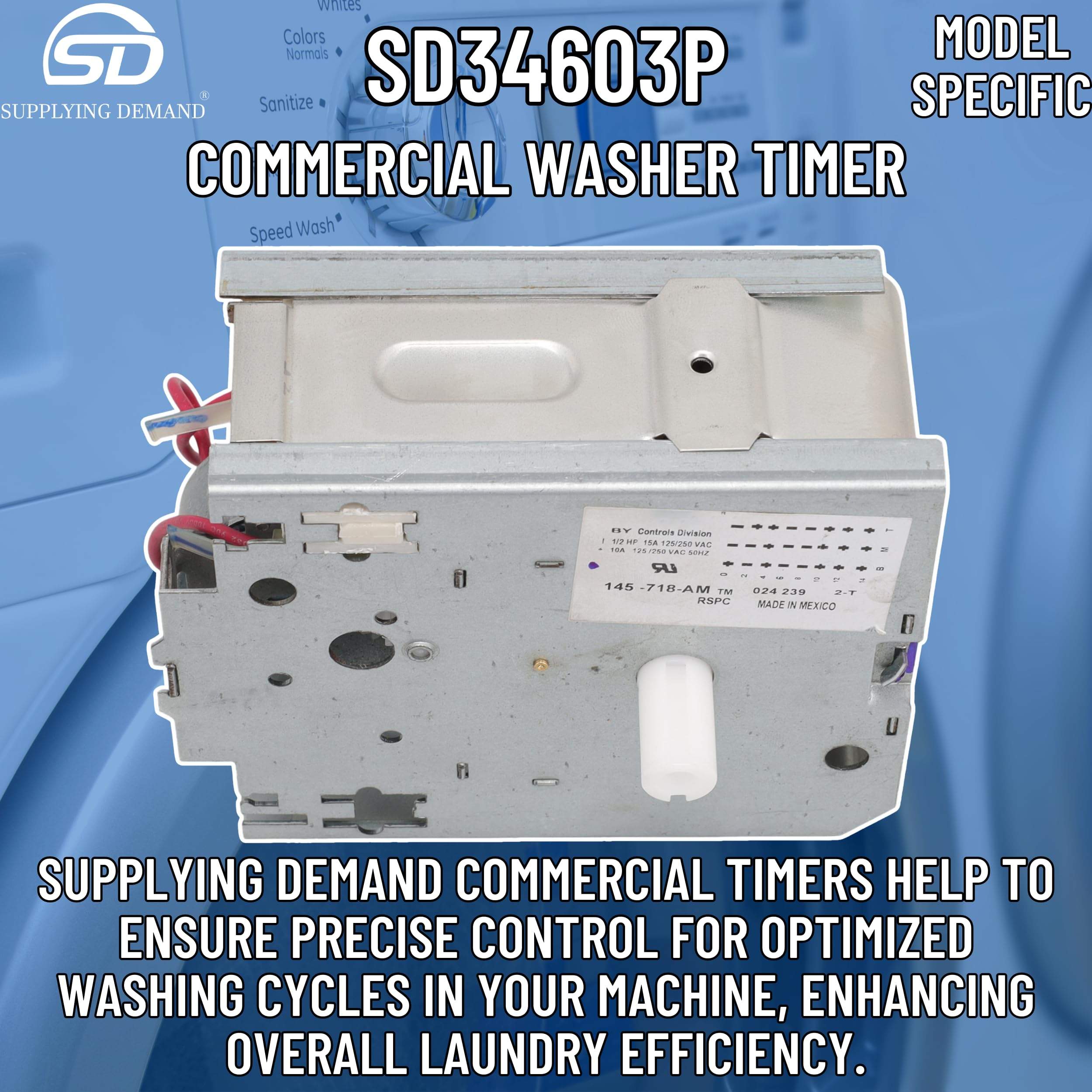 SD34603P 34603p-29483-commercial-washer-timer view 21