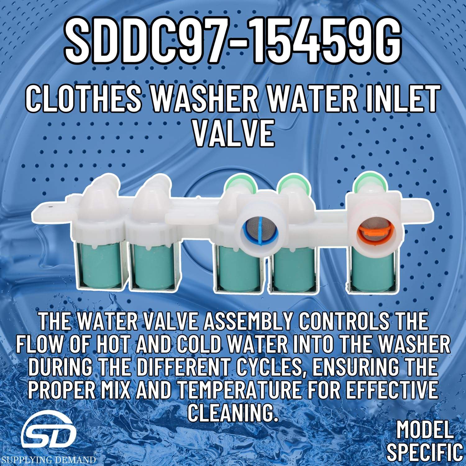 SDDC97-15459G dc97-15459g-3276197-washer-water-inlet-valve view 21