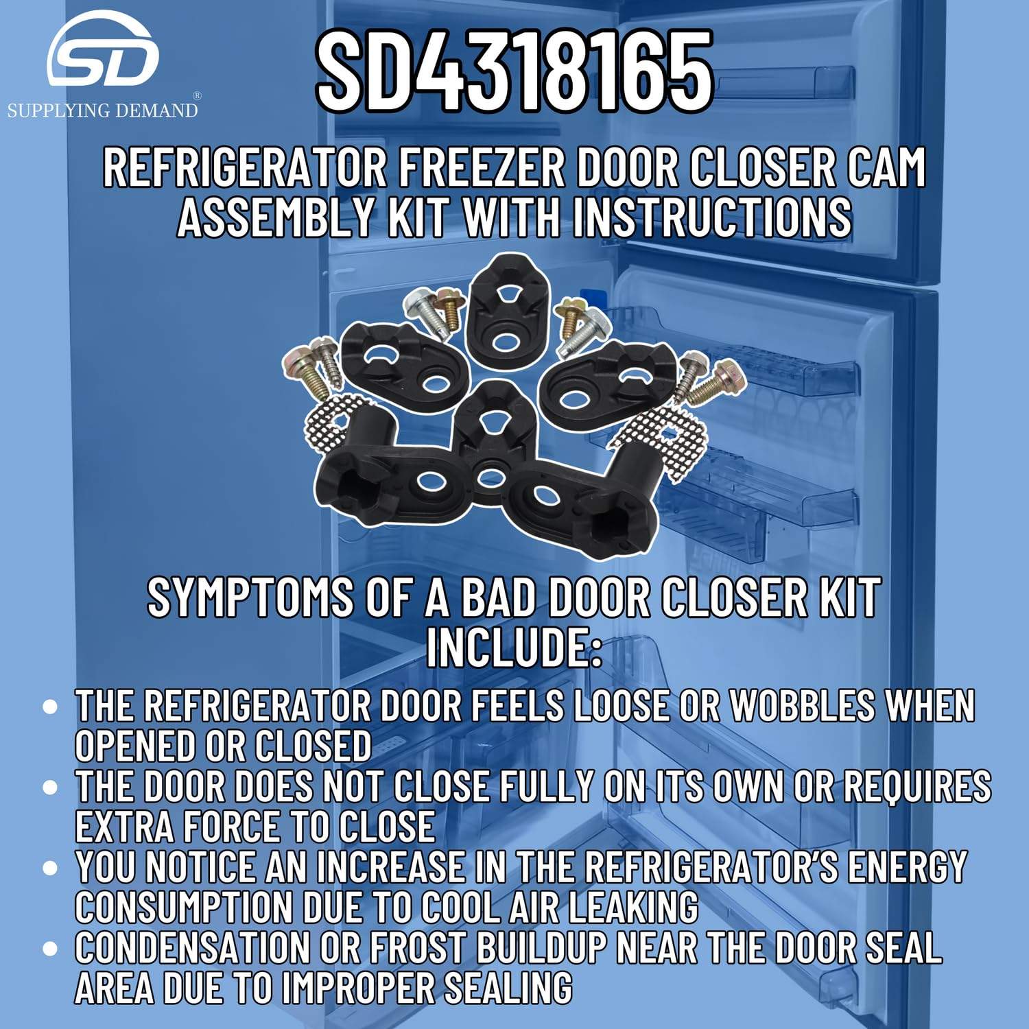 SD4318165 4318165-oem12414070-refrigerator-freezer-door-closer-cam-kit view 51