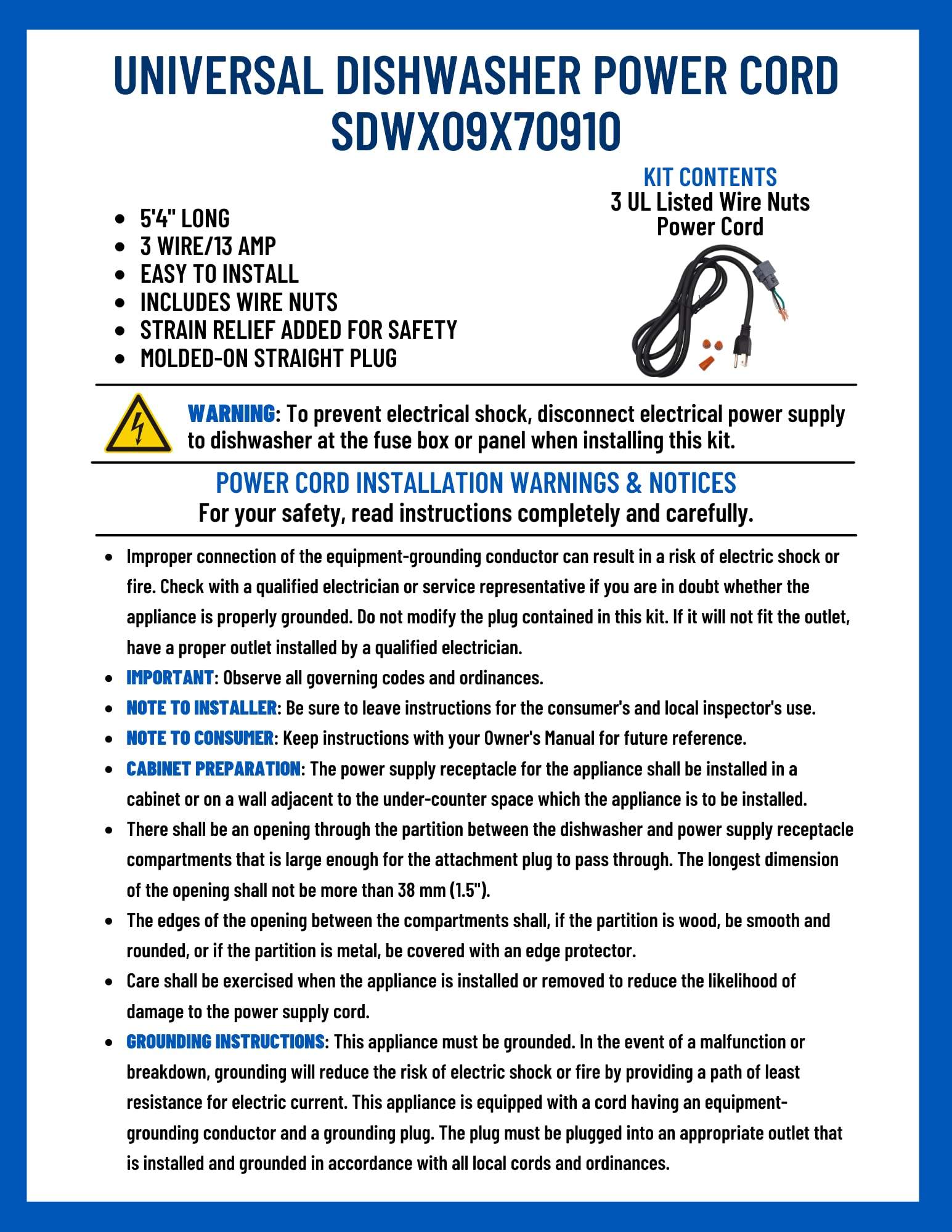 SDWX09X70910 wx09x70910-wd06x10020-dishwasher-power-cord view 61