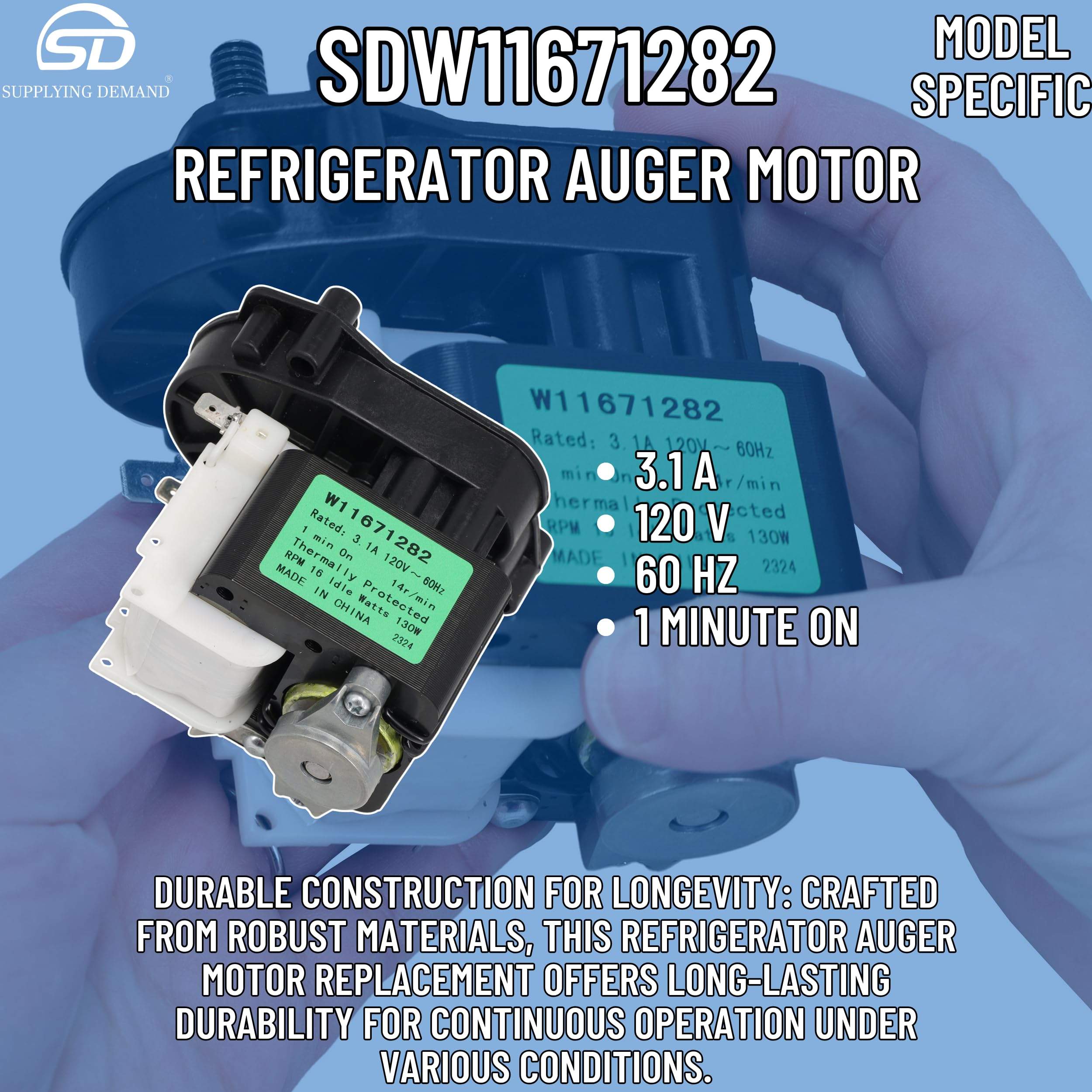 SDW11671282 w11671282-w11310391-refrigerator-auger-motor view 41