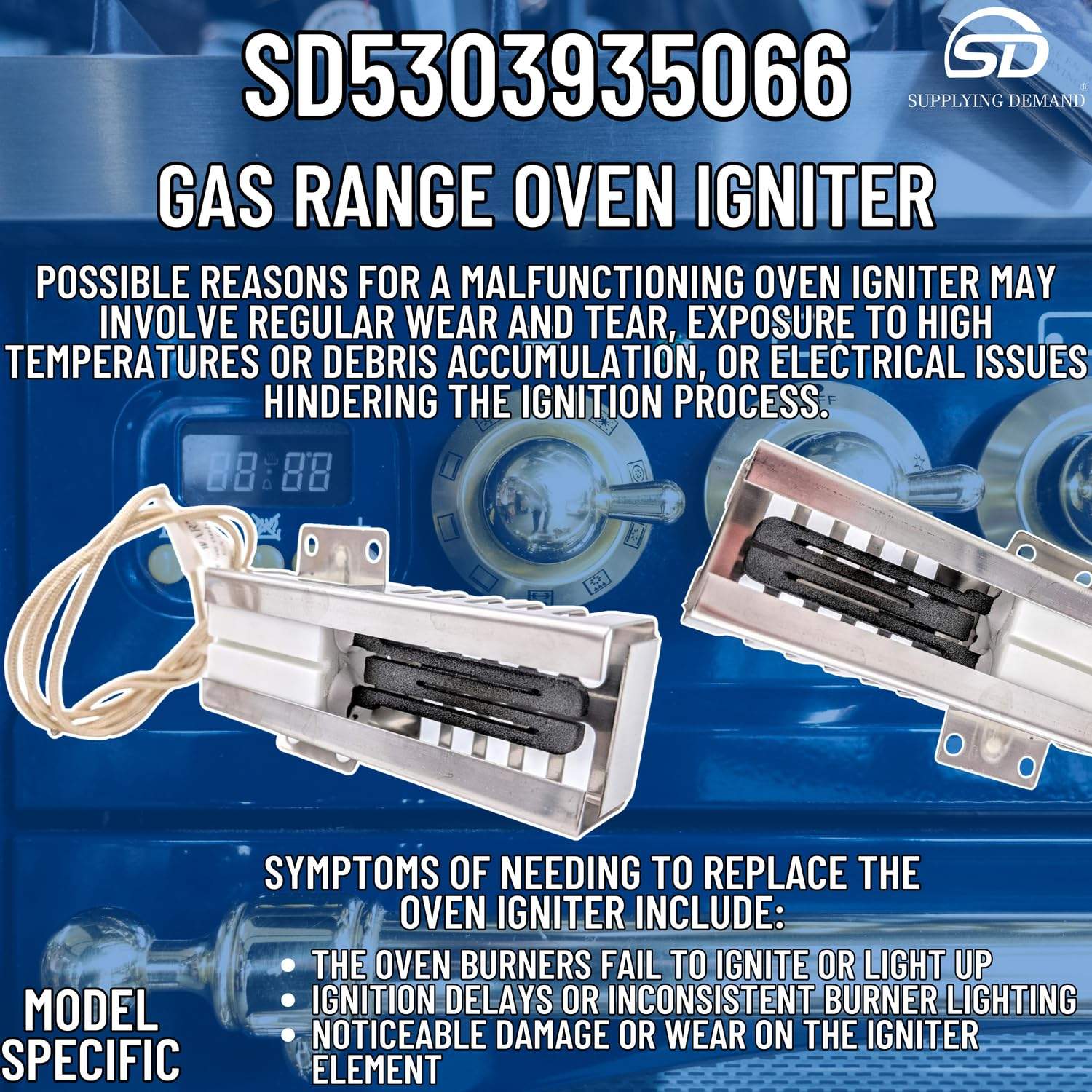 SD5303935066 5303935066-gas-range-oven-igniter view 21