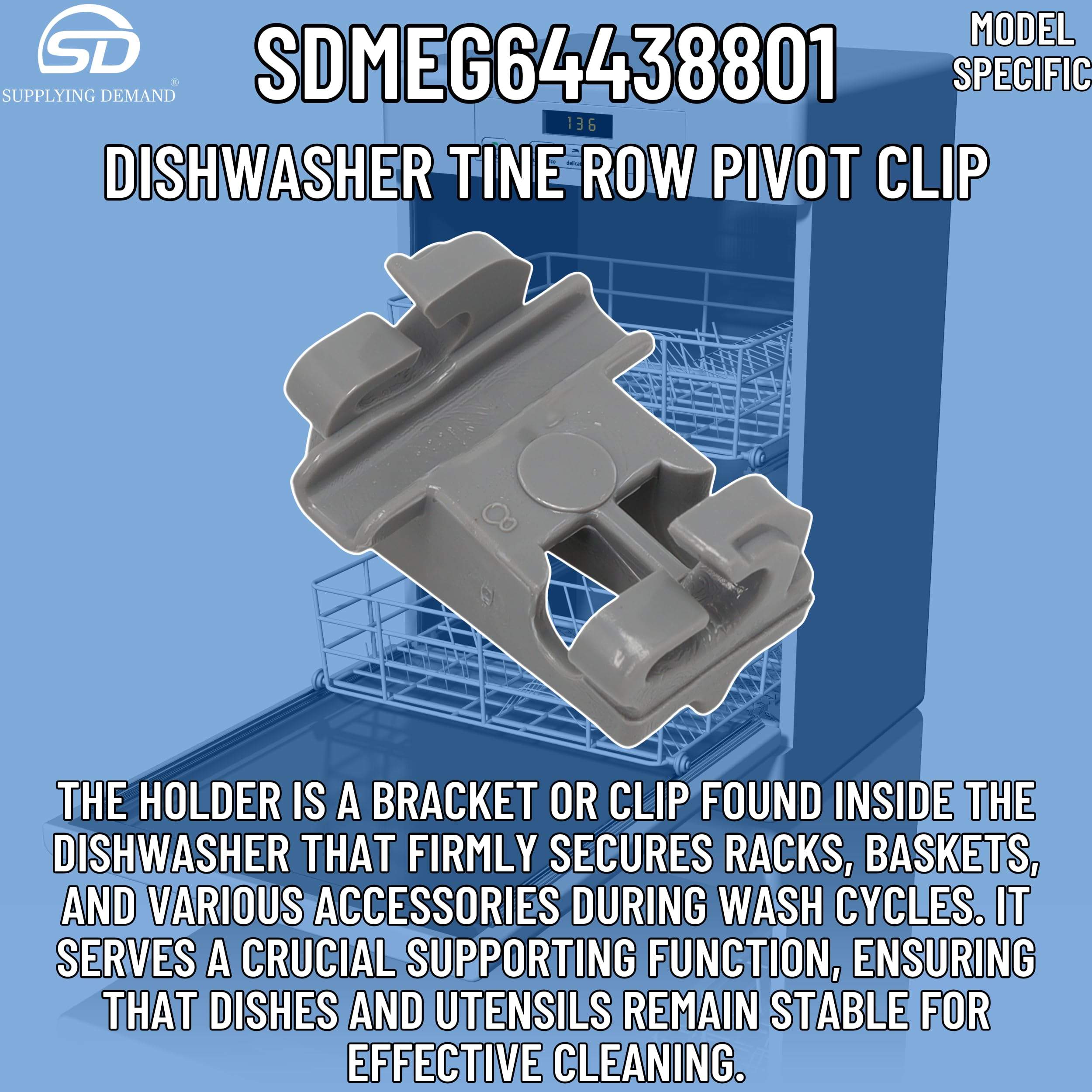 SDMEG64438801 meg64438801-ap6237065-dishwasher-tine-row-pivot-clip view 31